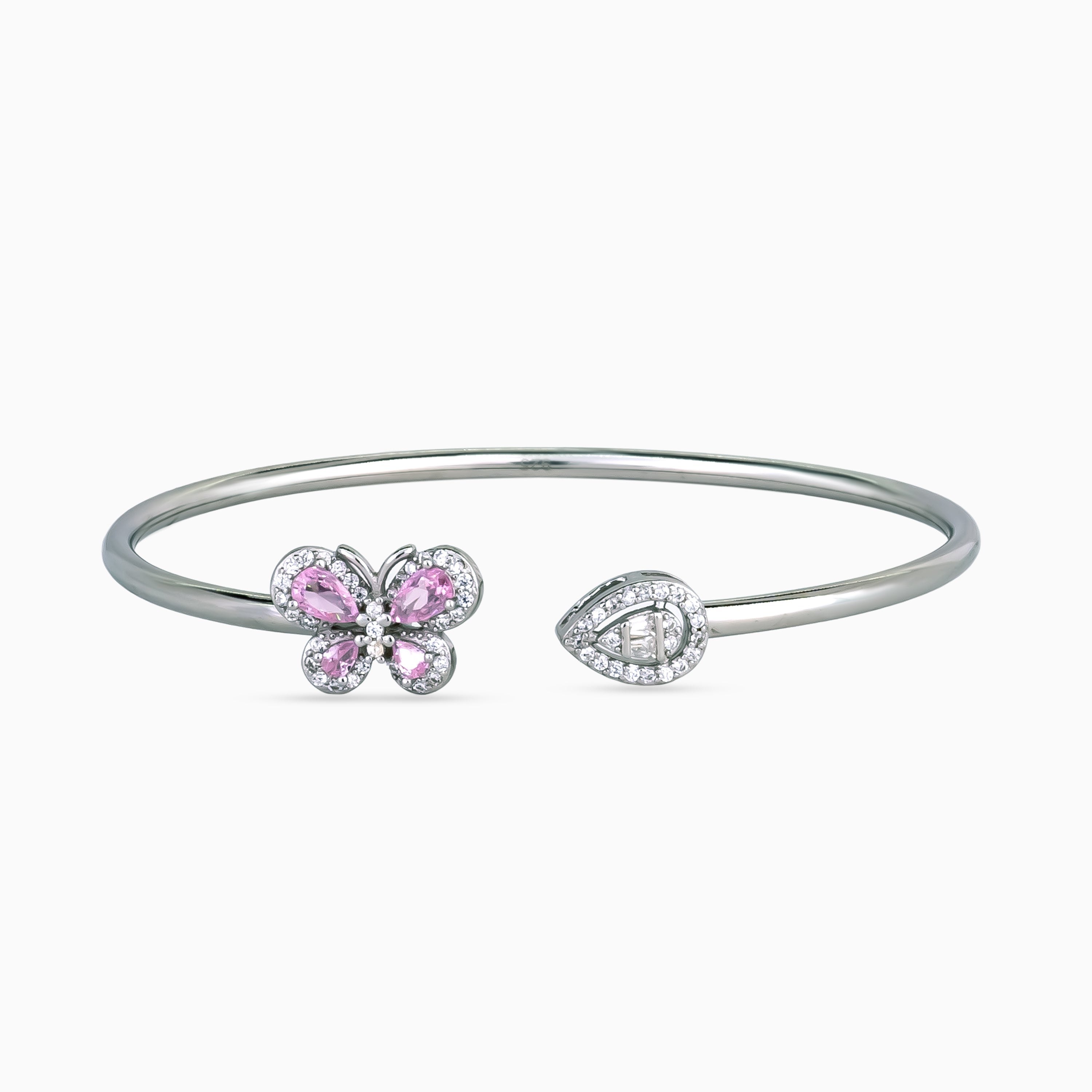 Sunburst & Cushion Halo Bangle