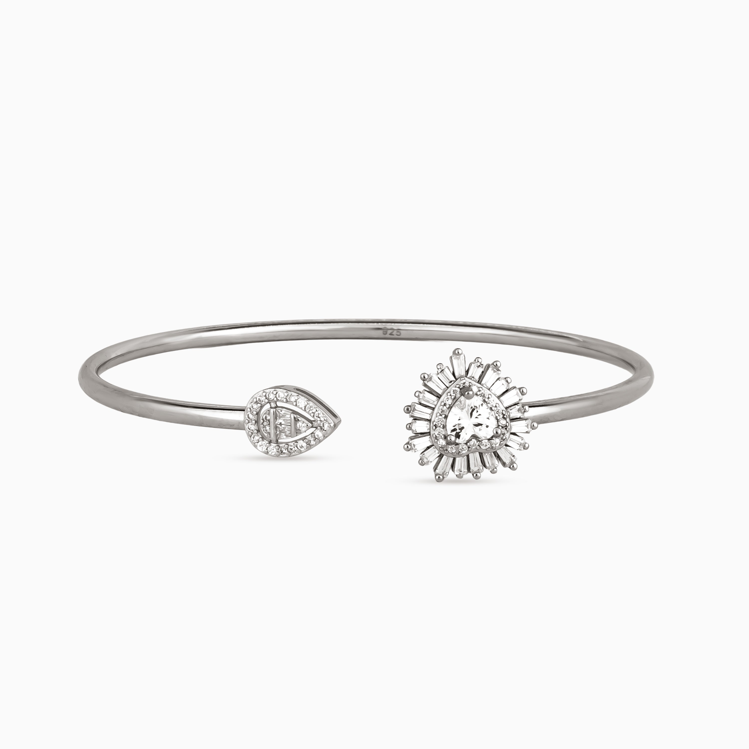 Blush Cushion & Dewdrop Bangle