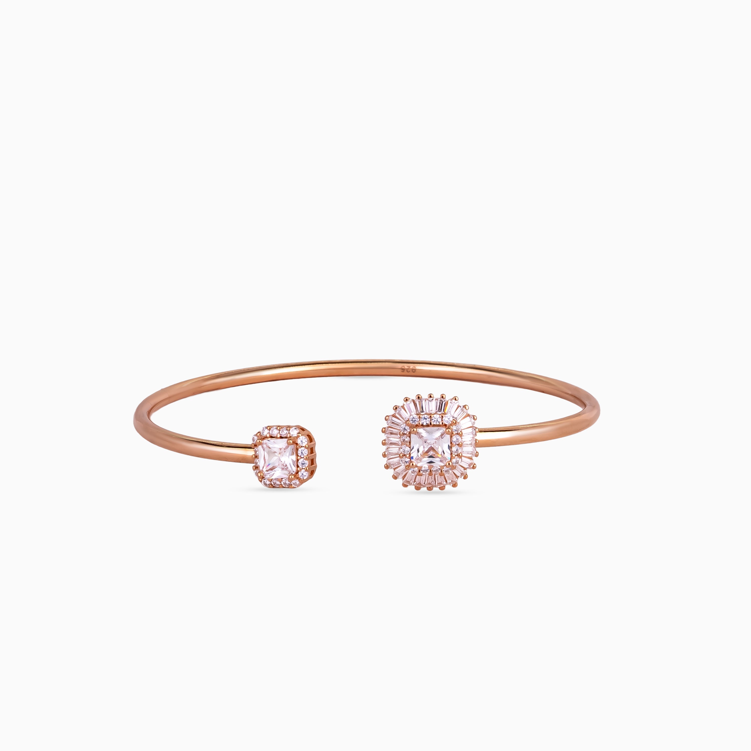 Octagon & Pear Halo Bangle