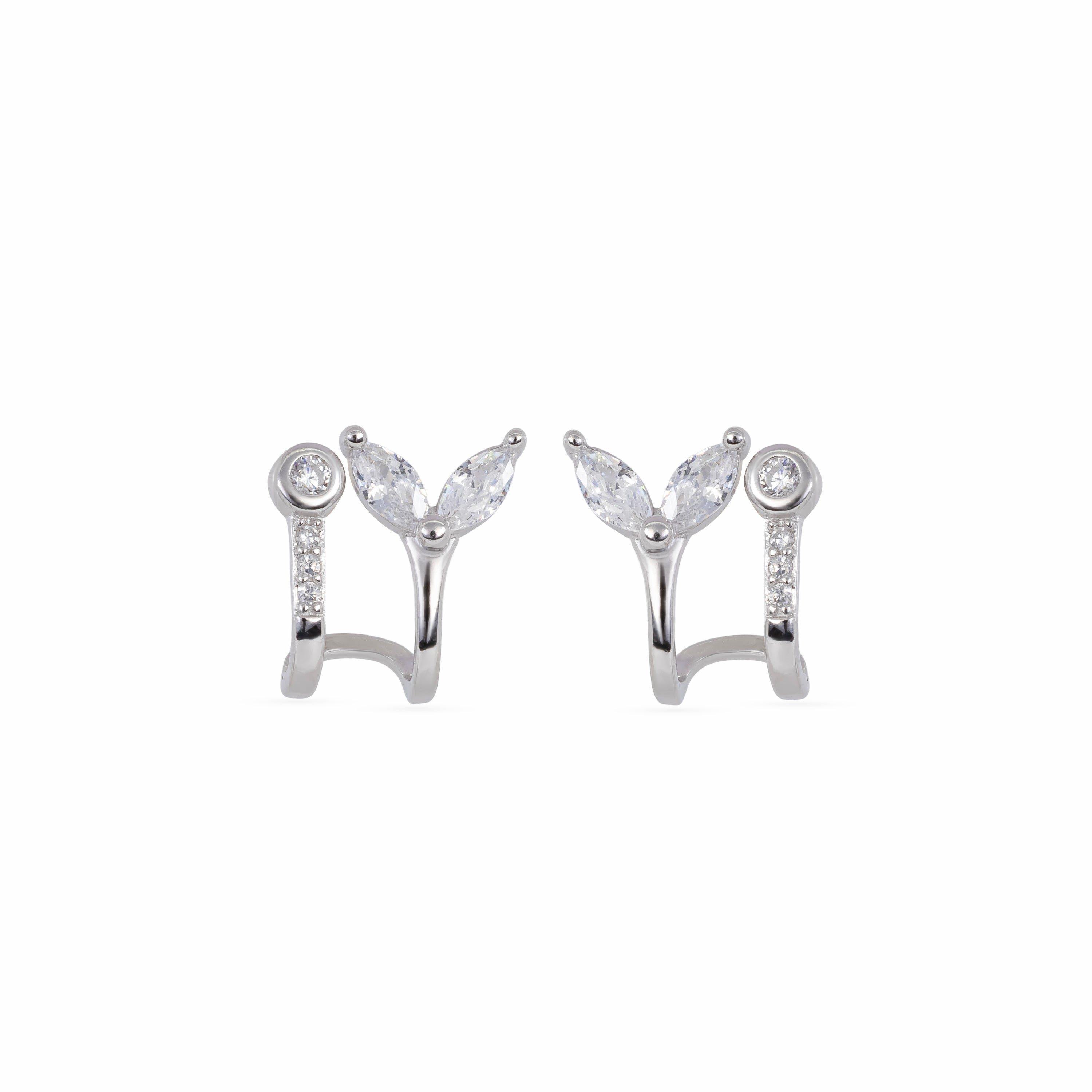 Leaf Duo Cuff Studs
