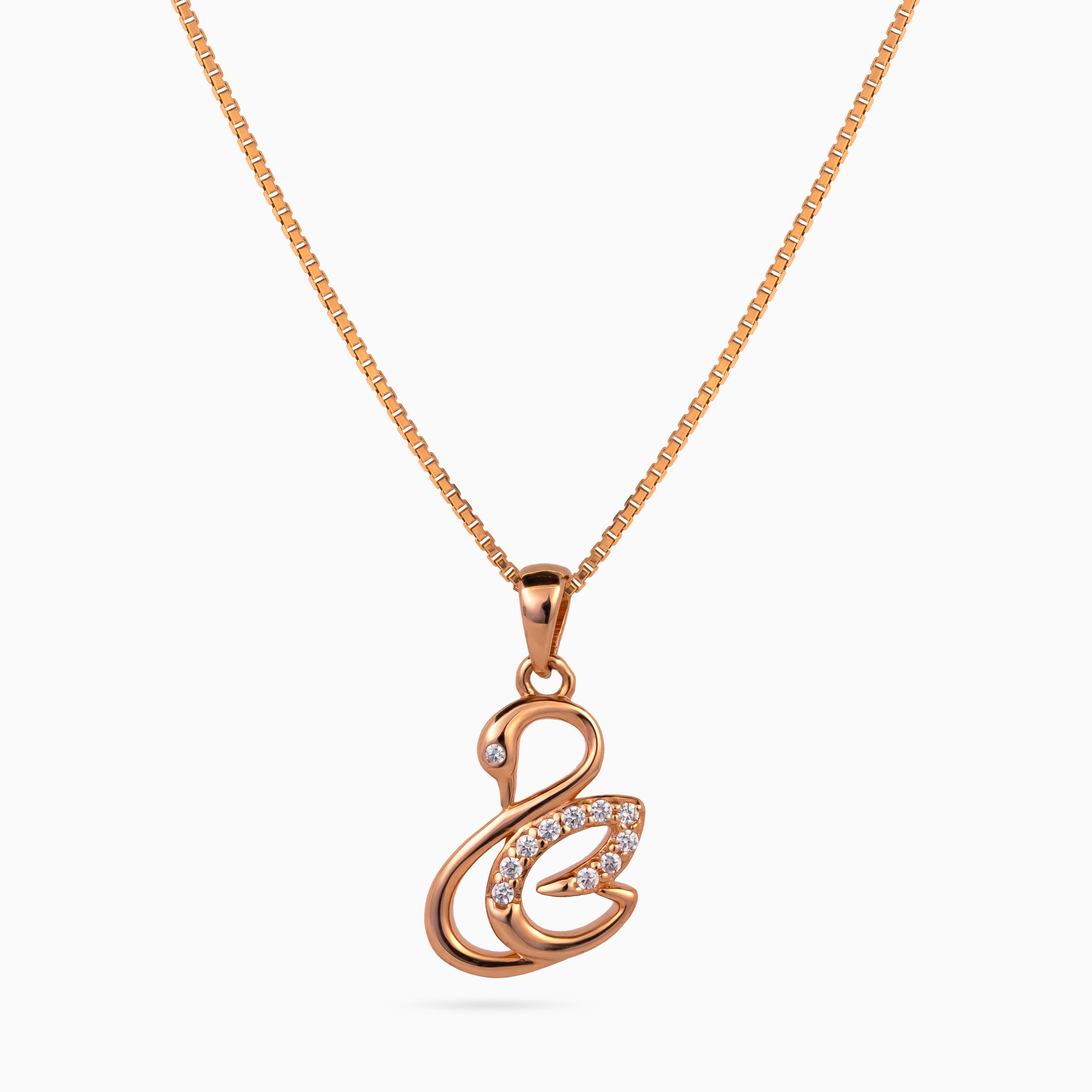 Swan Reverie Pendant Set