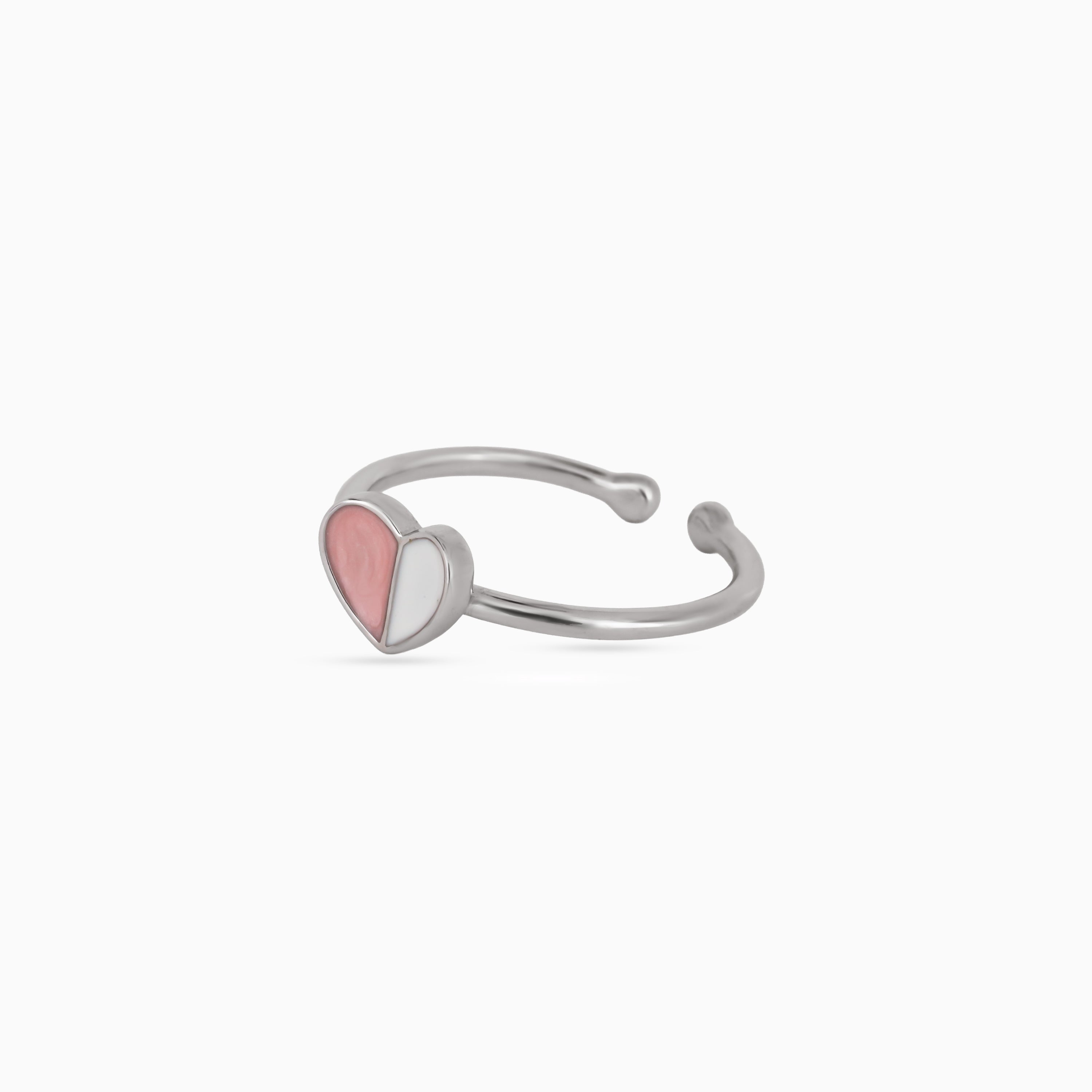 Blush Duo Heart Ring