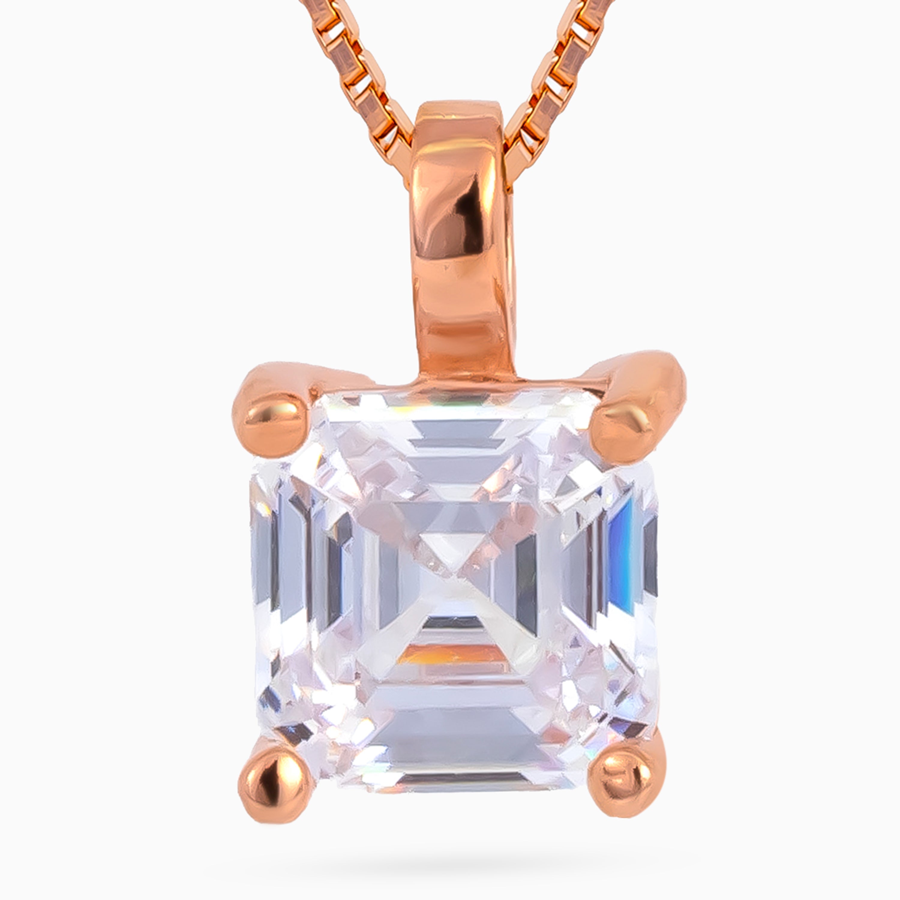 Asscher Prism Necklace