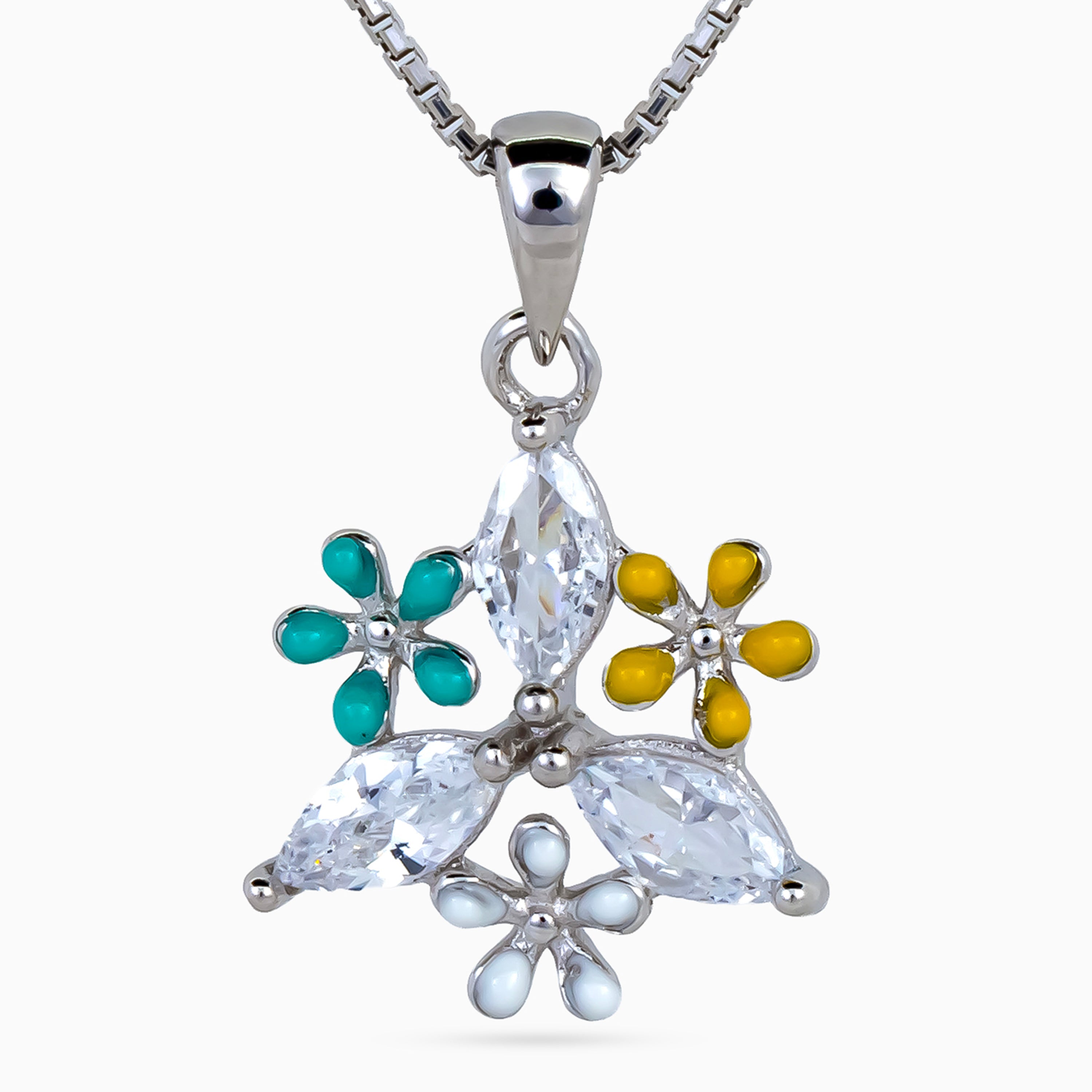 Meadow Trio Bloom Necklace