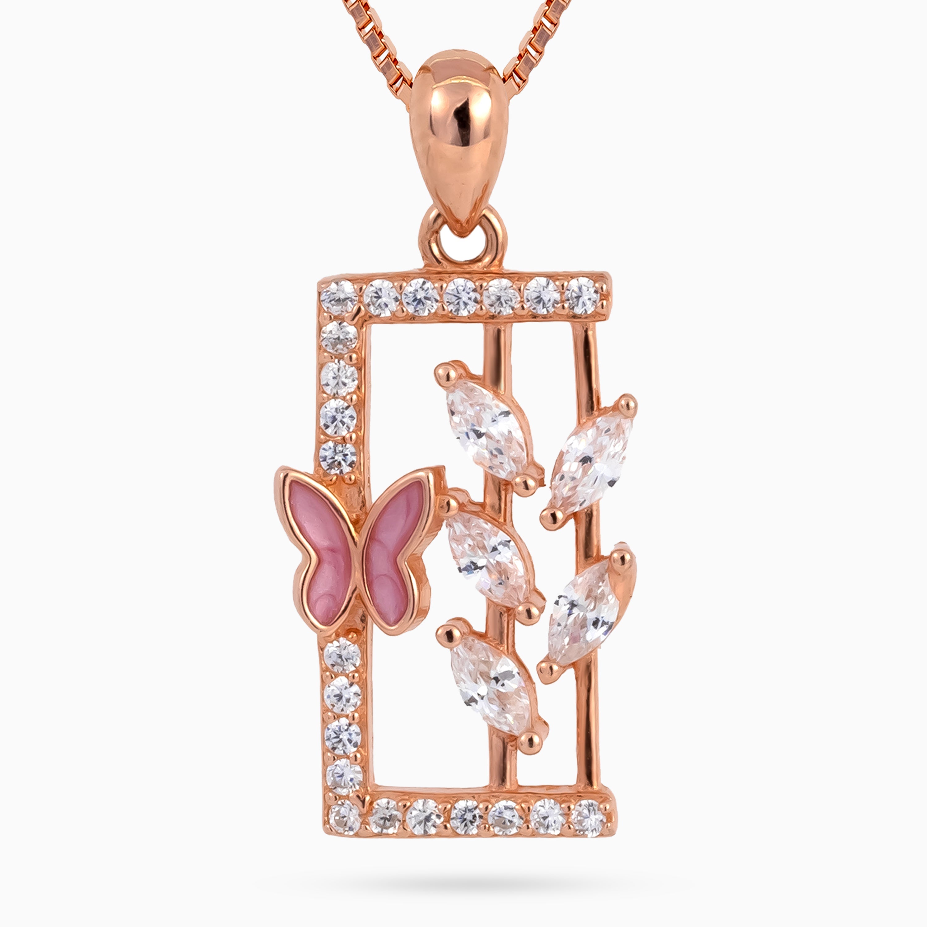 Garden Window Butterfly Necklace