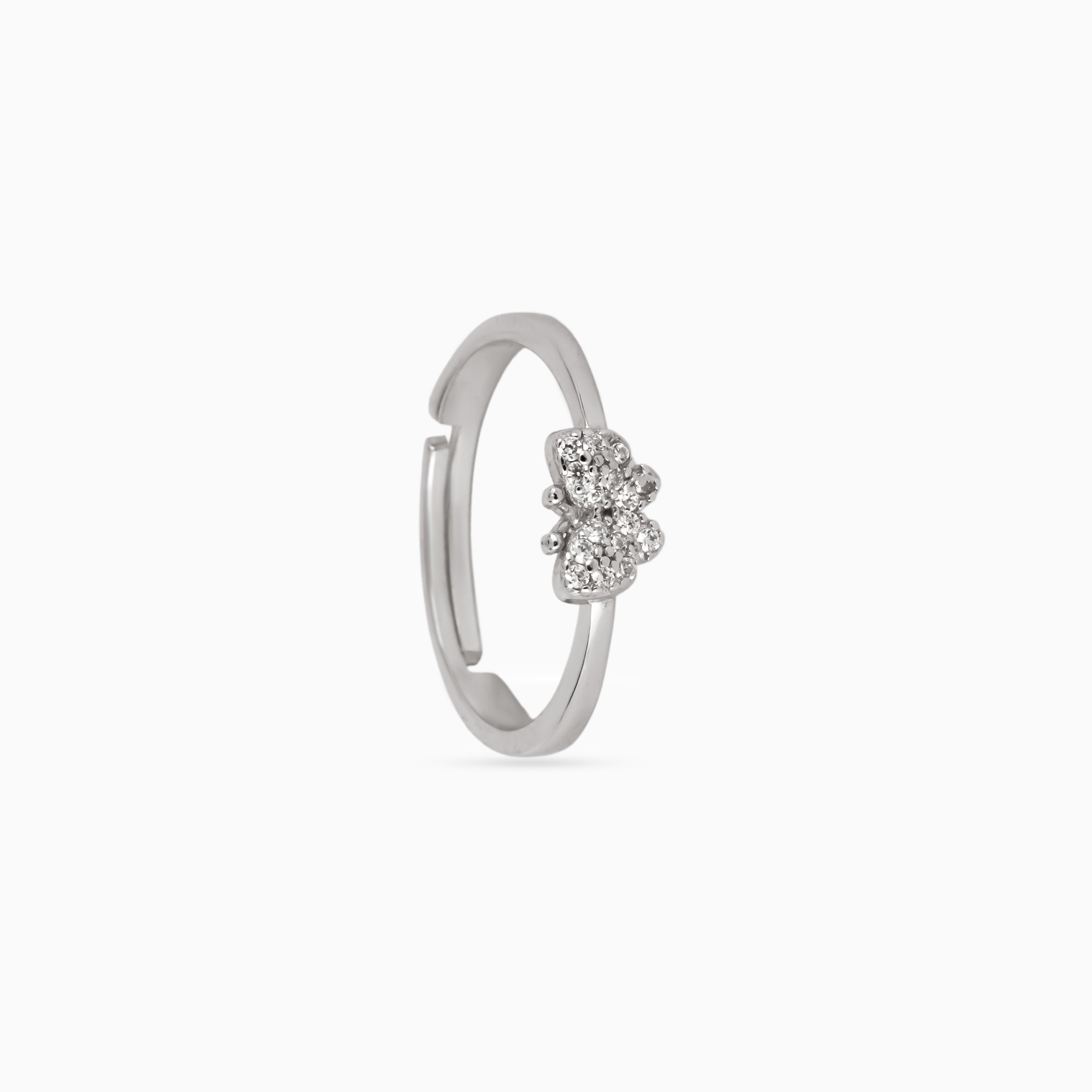 Tiny Papillon Sparkle Ring