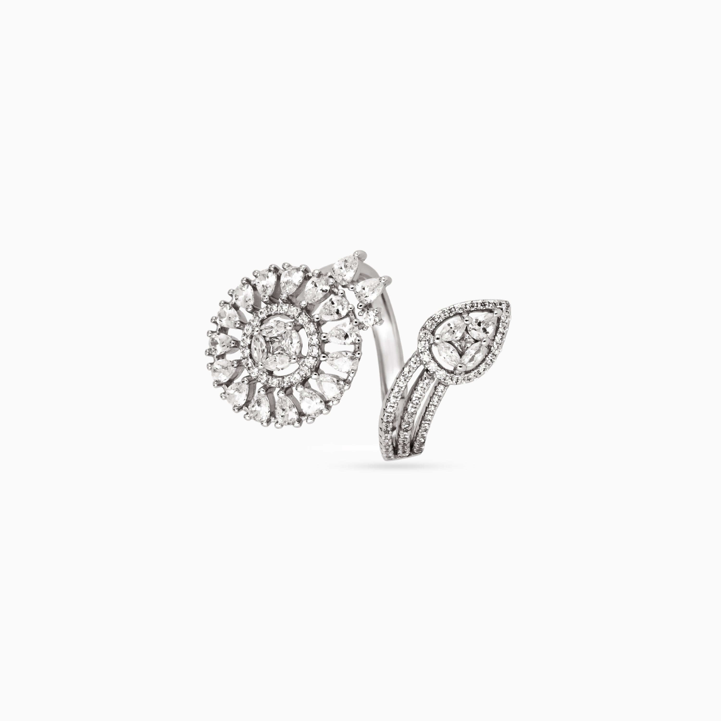 Petite Rose Papillon Ring