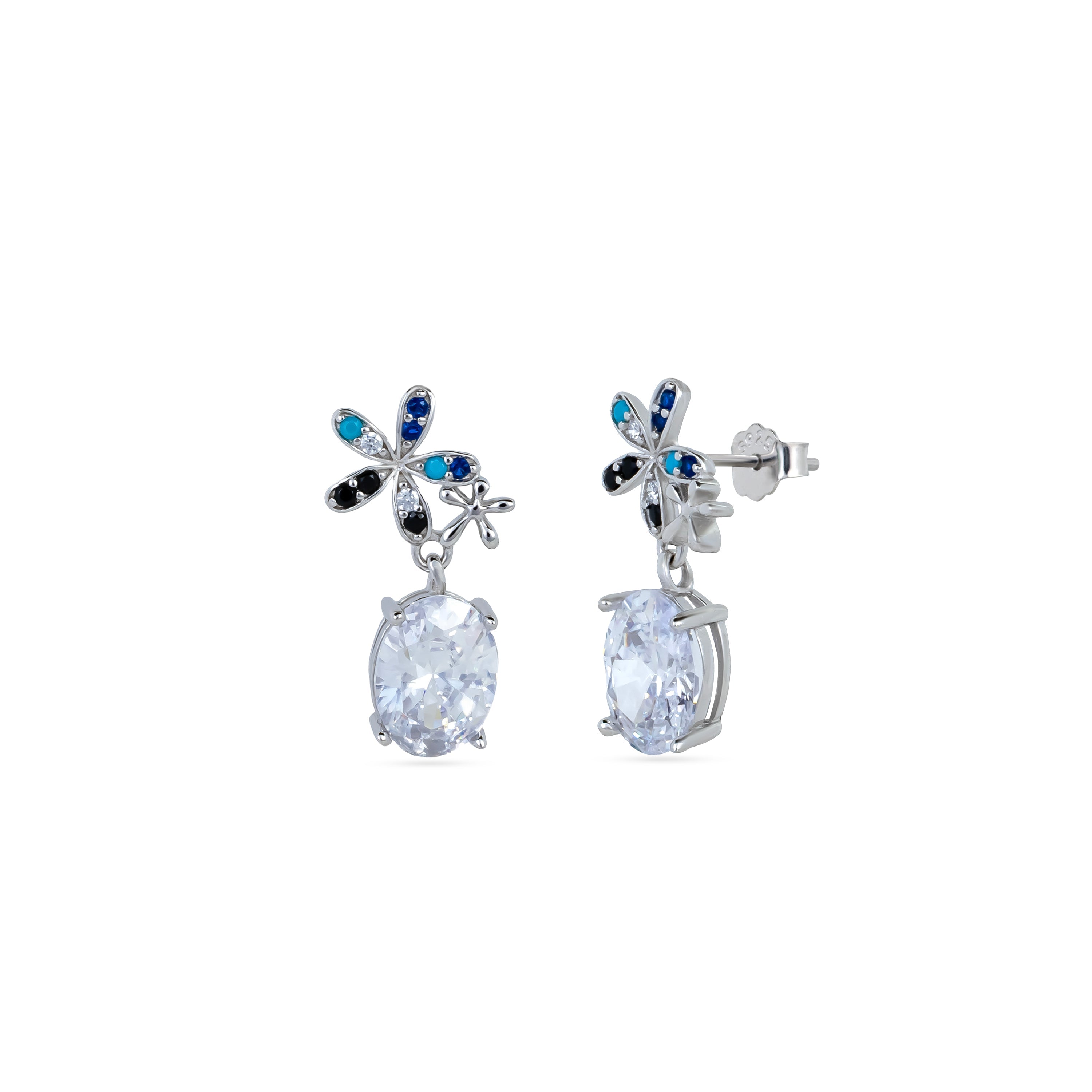 Nocturne Bloom Oval Drops
