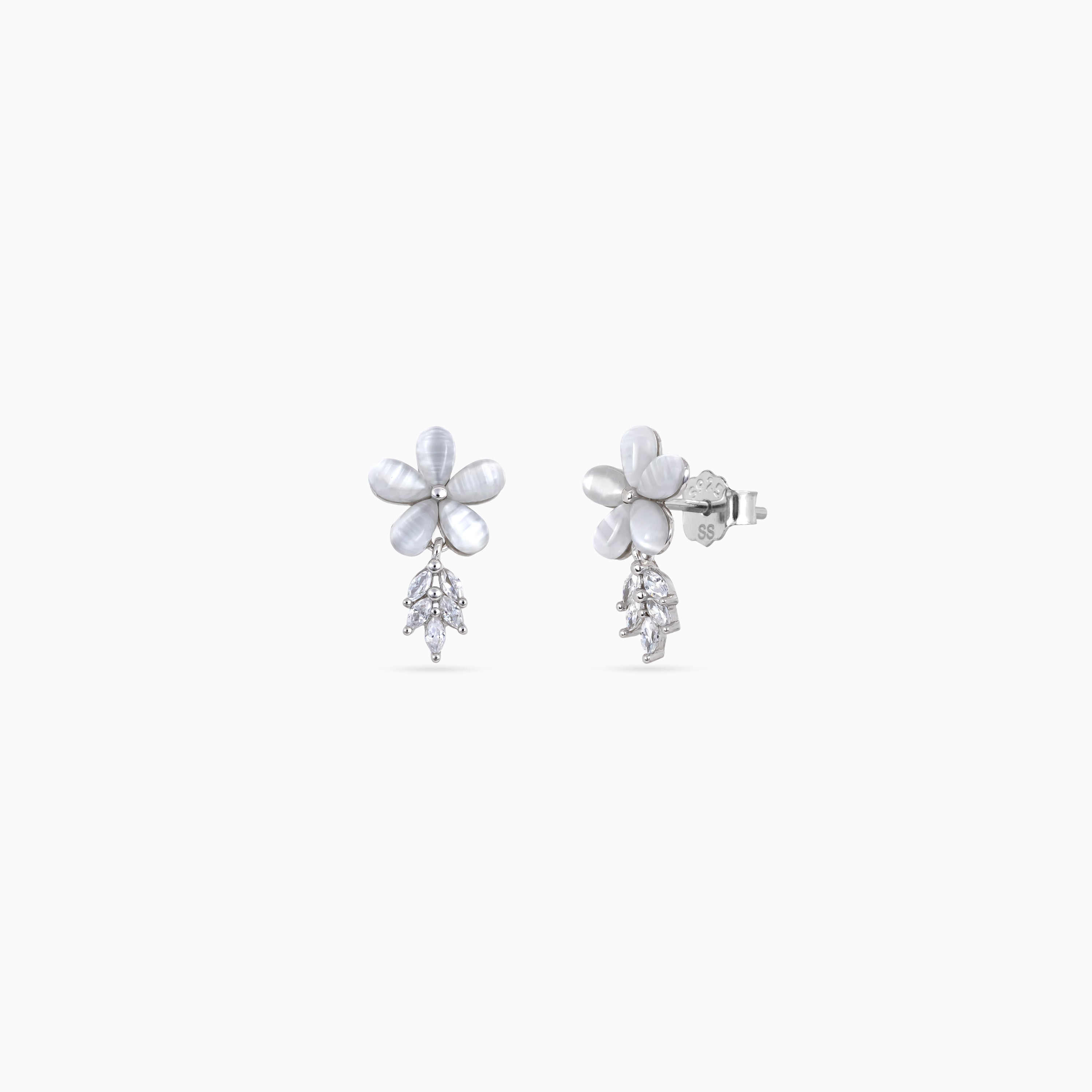 Ivory Petal Cascade Drops