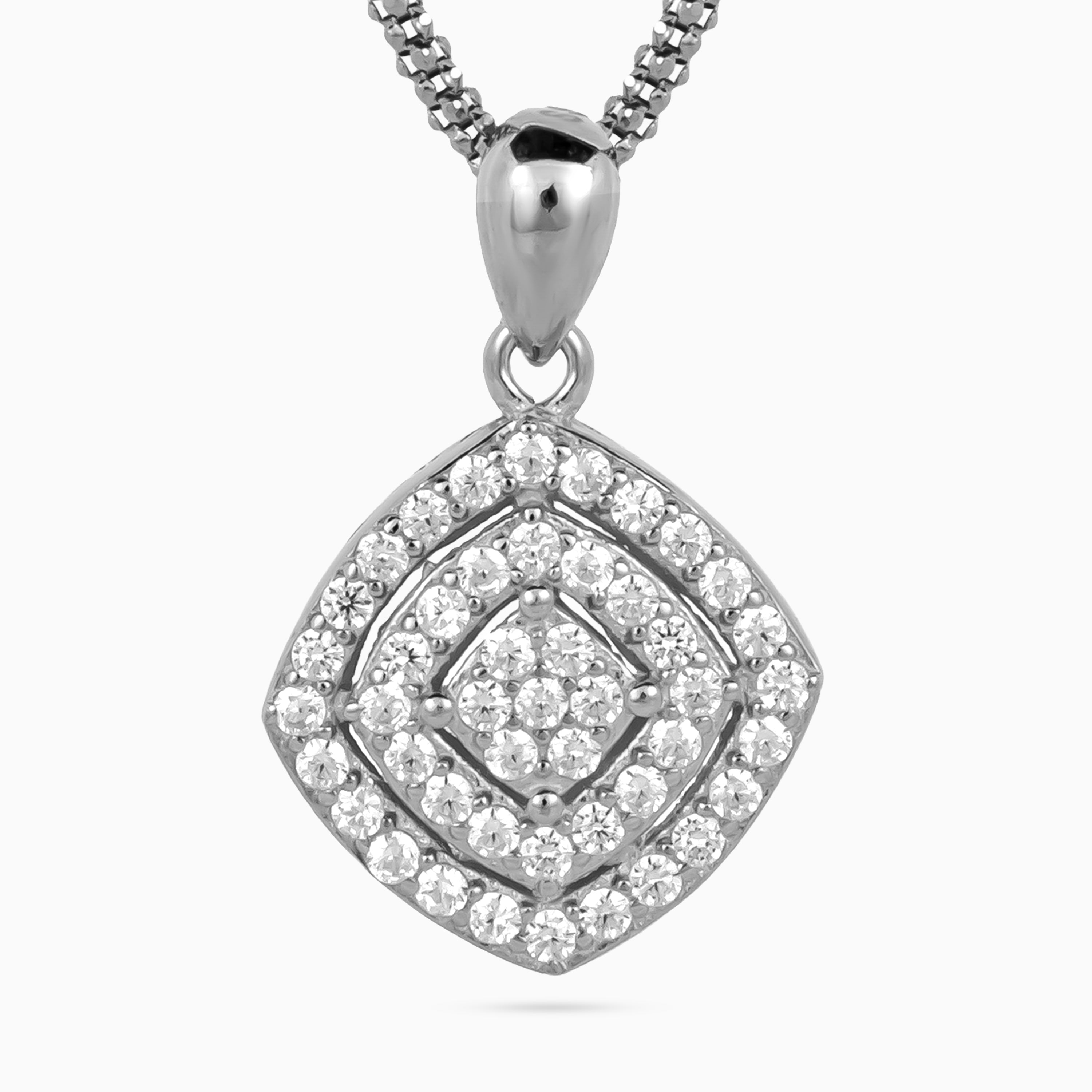 Constellation Pavé Cushion Pendant Set