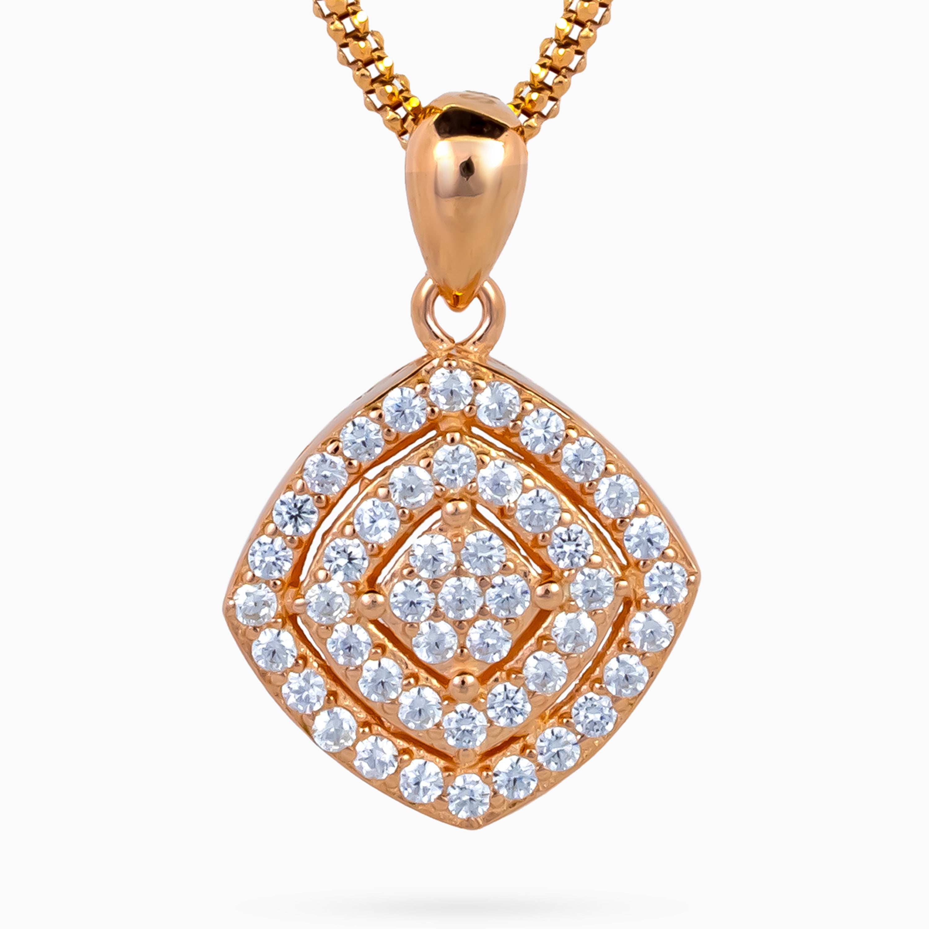 Constellation Pavé Cushion Necklace