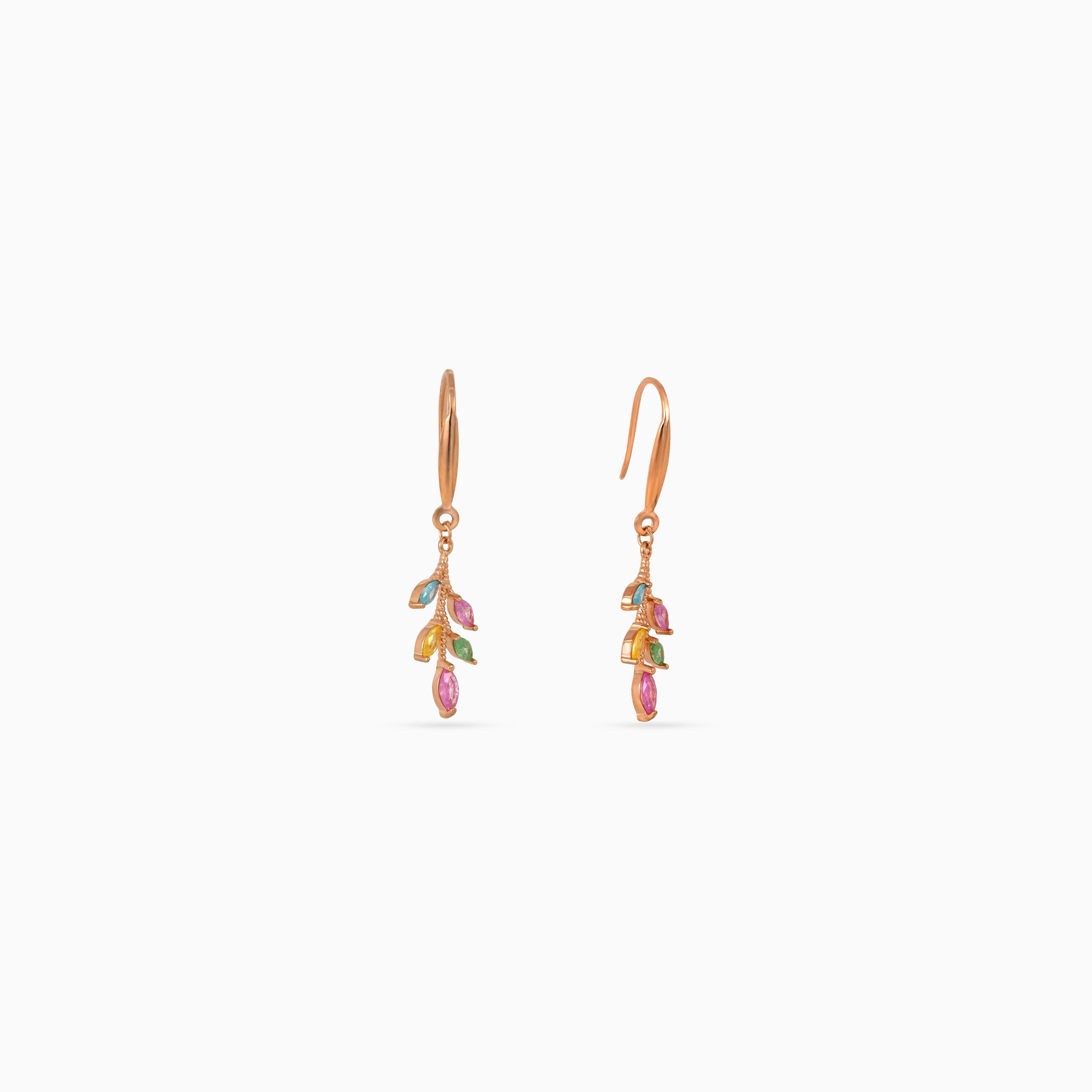 Rose gold Meadow Leaf Drops