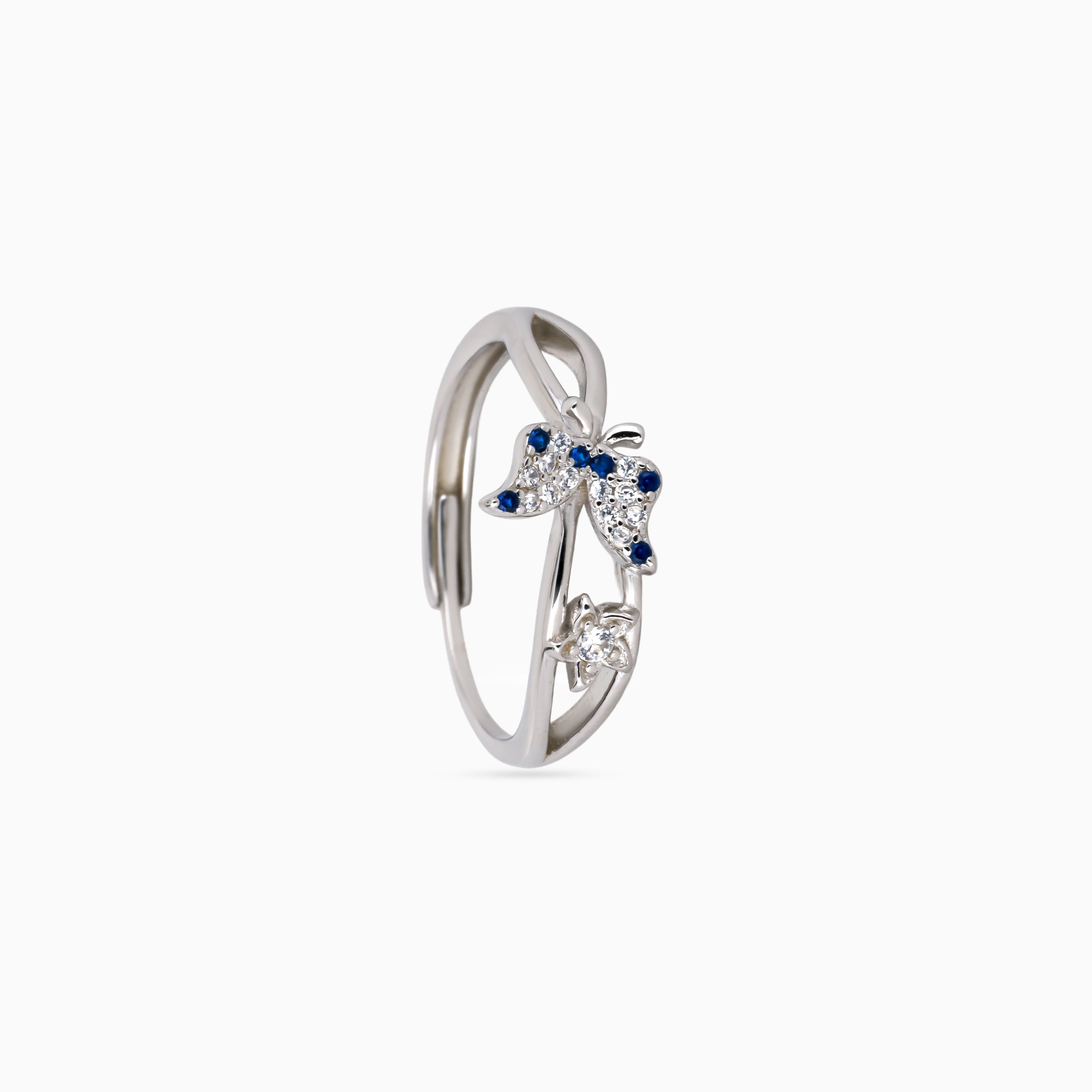 Midnight Papillon Crossover Ring