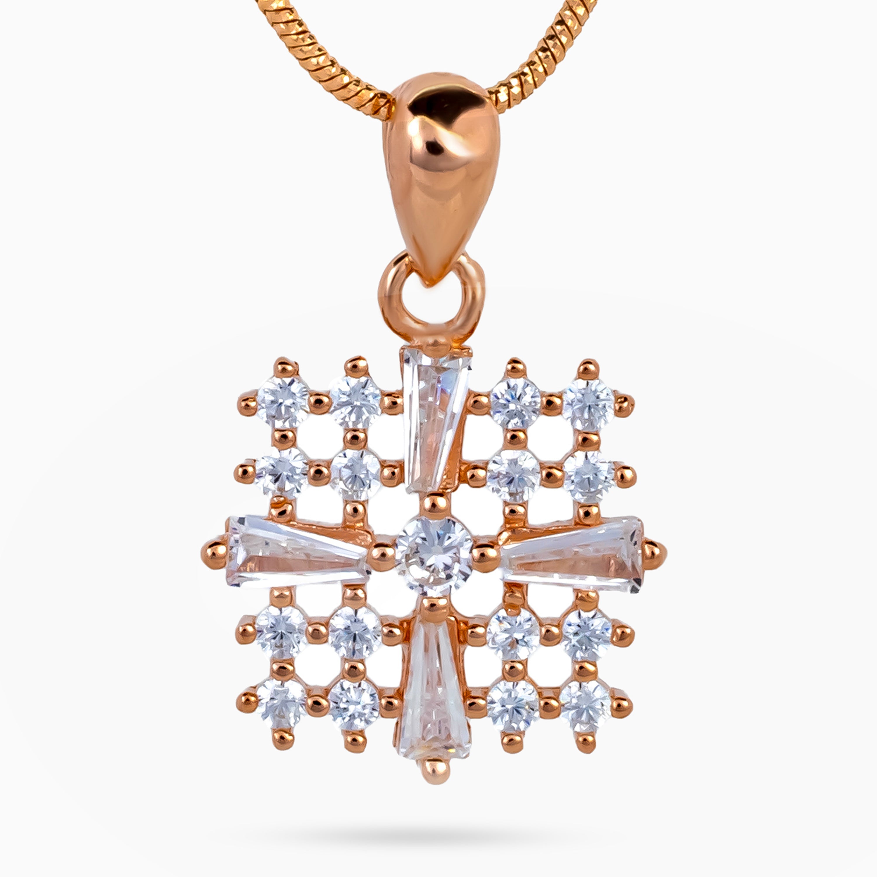 Radiant Lattice Necklace