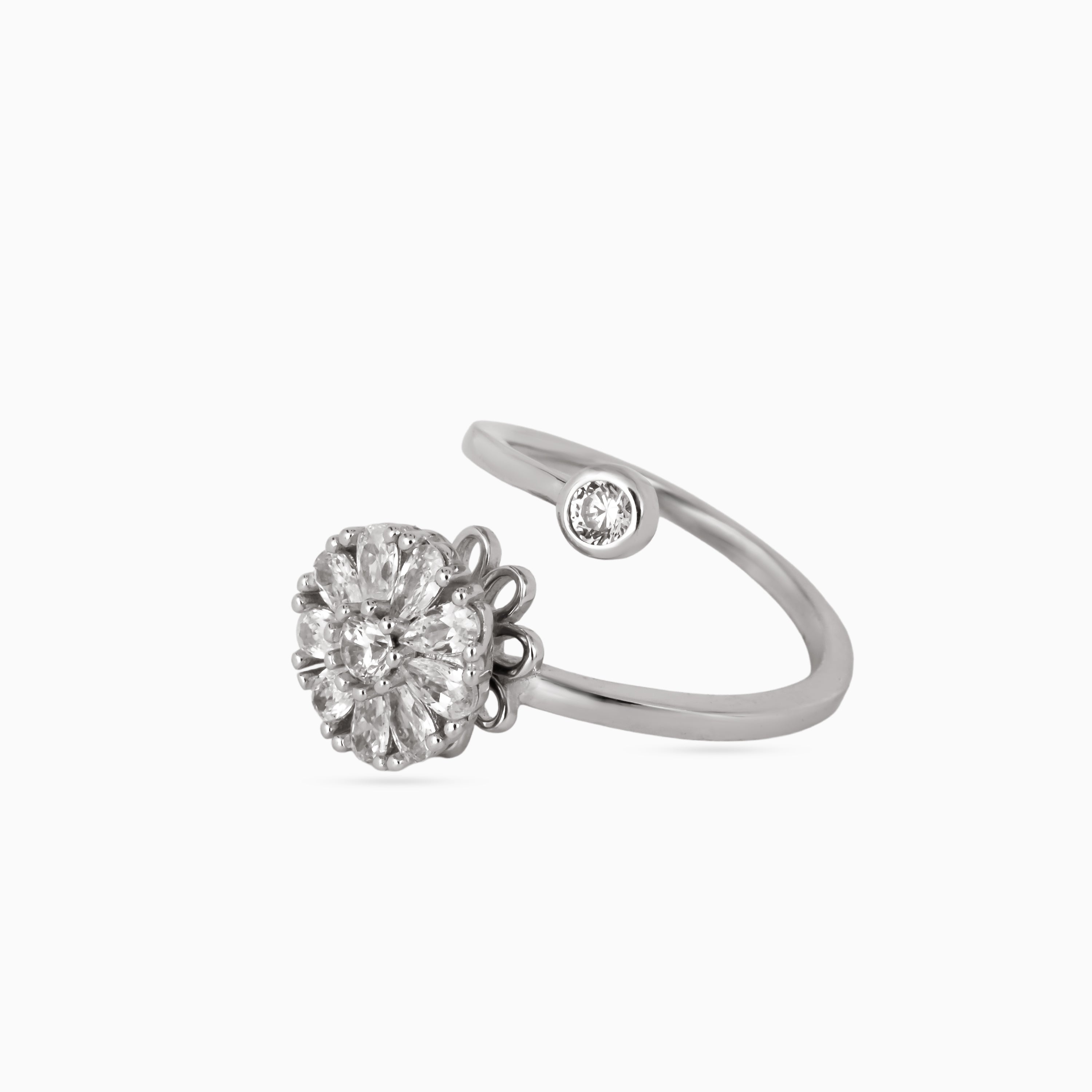 Petite Papillon Pavé Ring