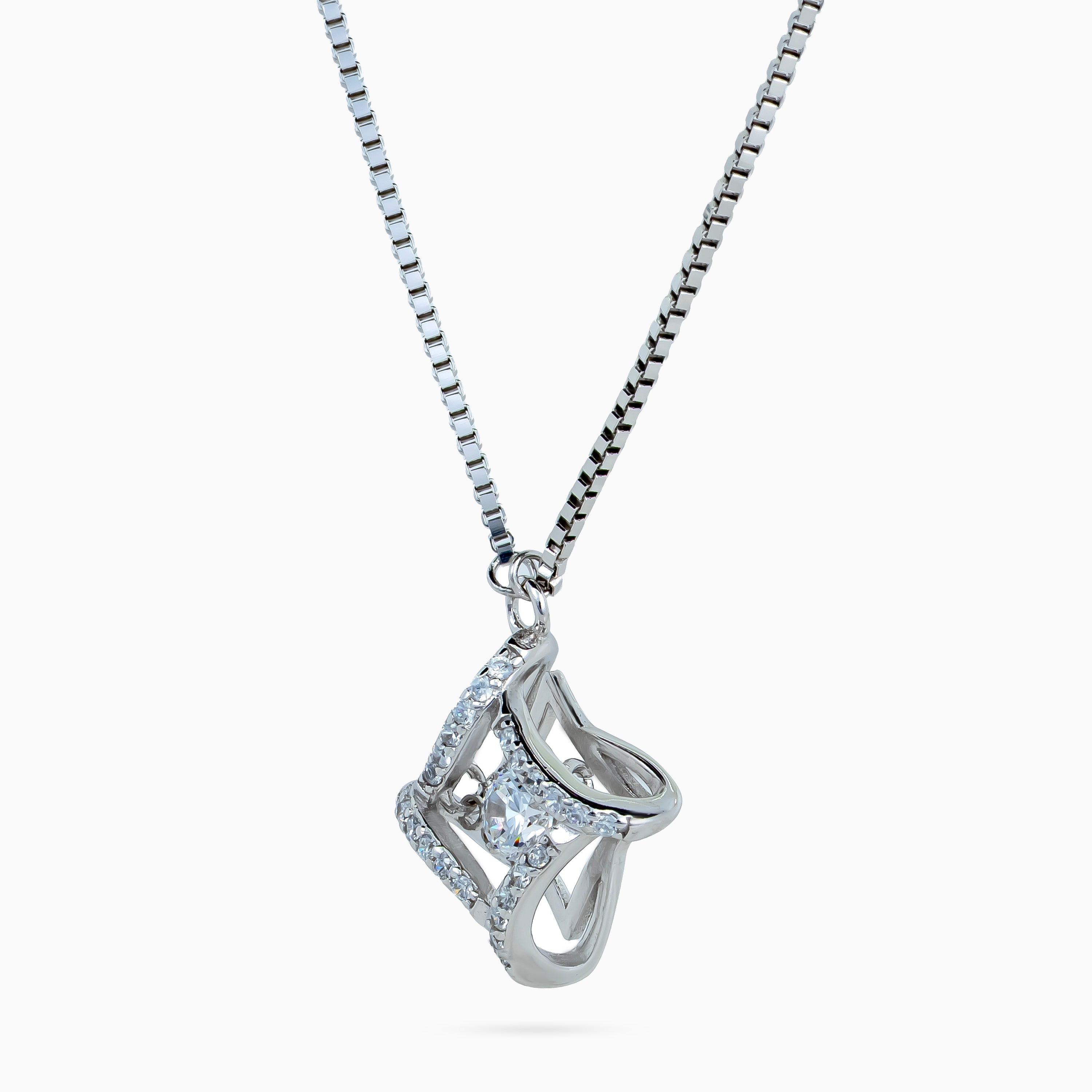 Celestial Lattice Star Necklace