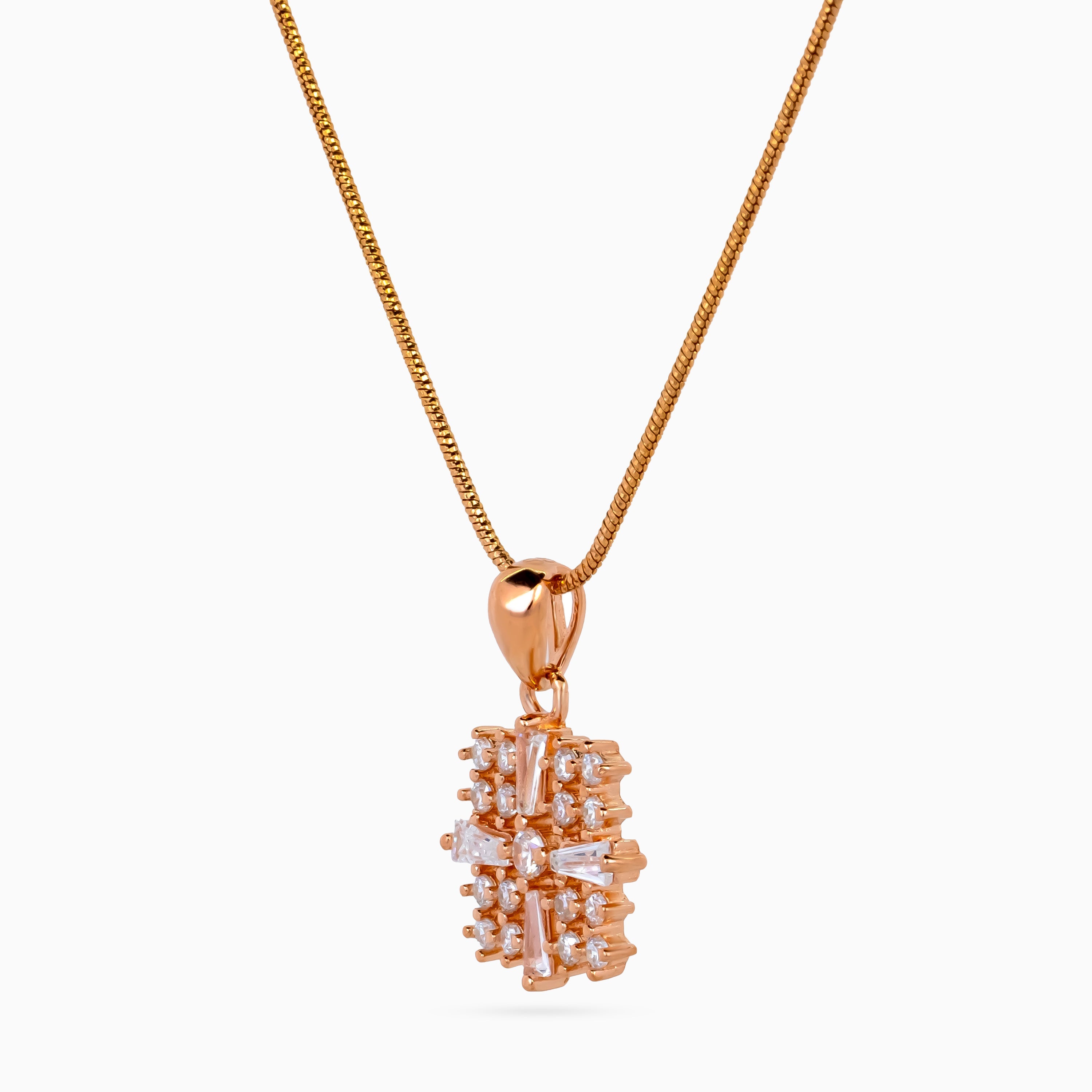 Radiant Lattice Necklace