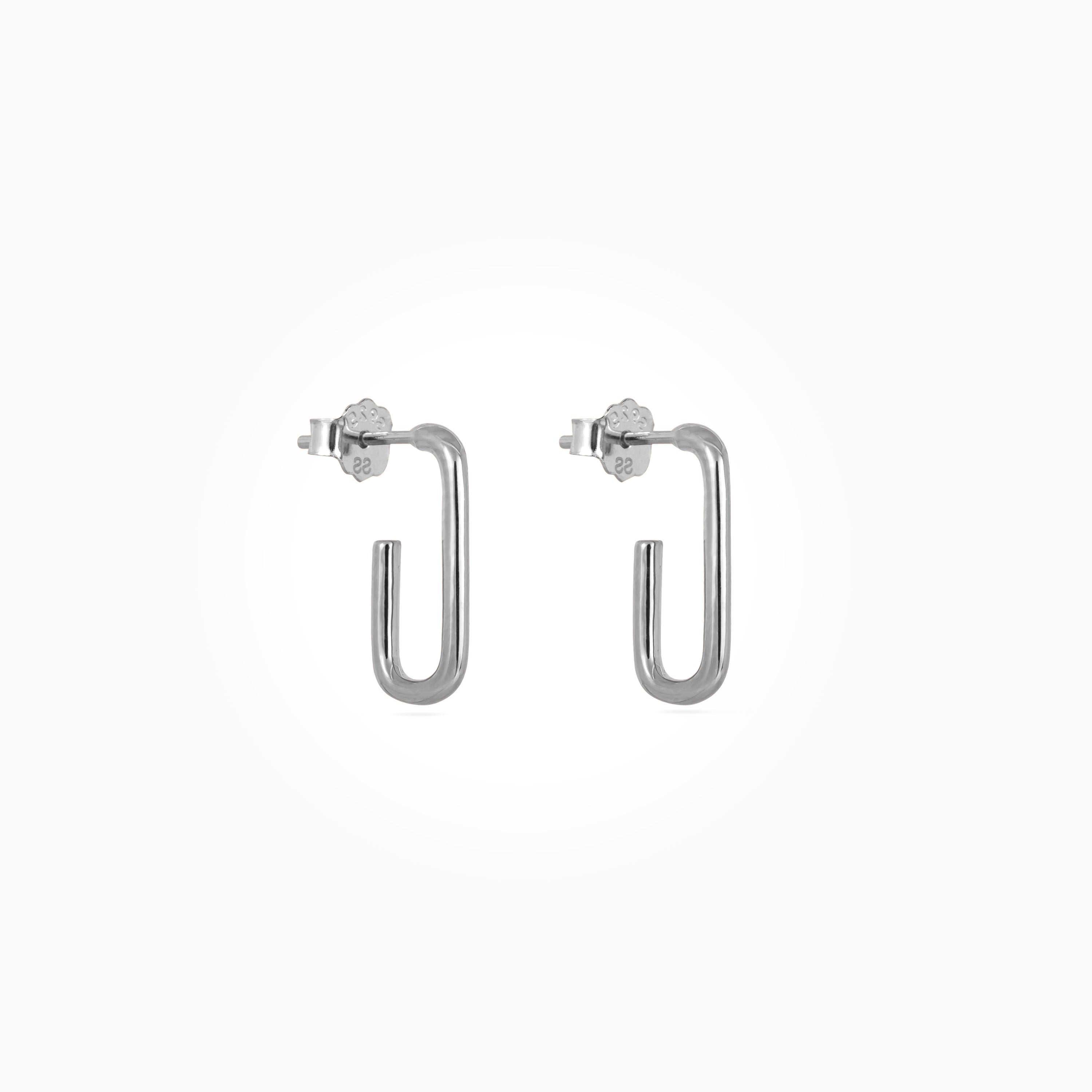 Silver U Hoop Minis
