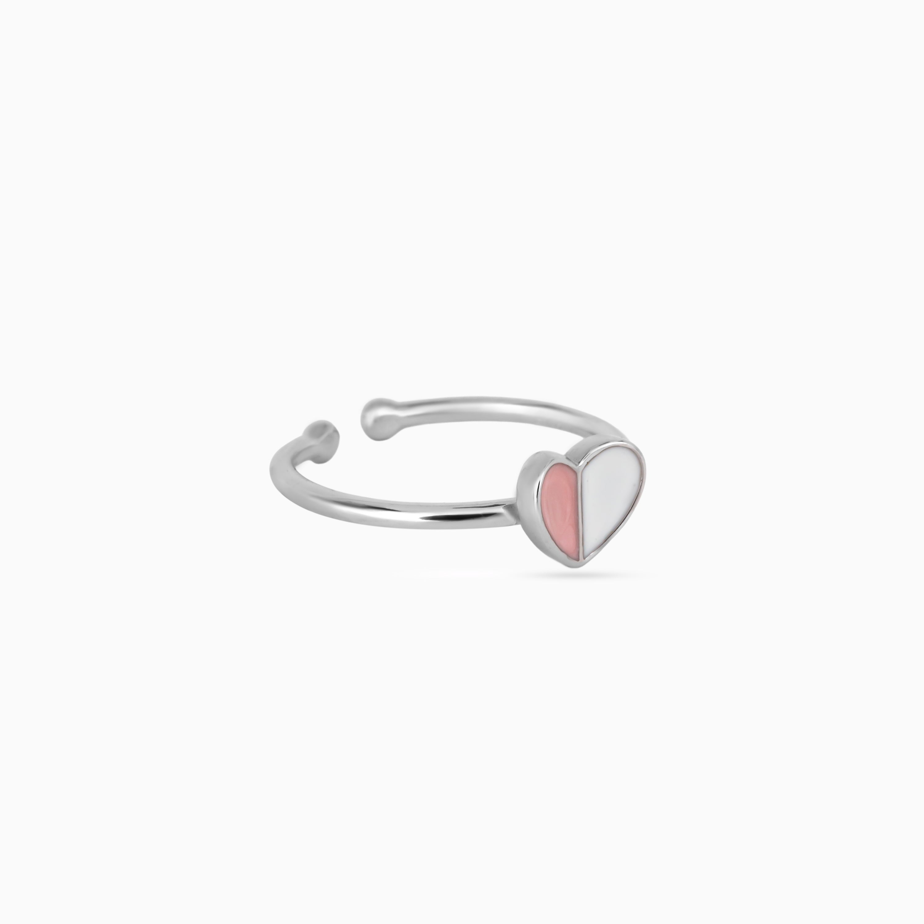 Blush Duo Heart Ring