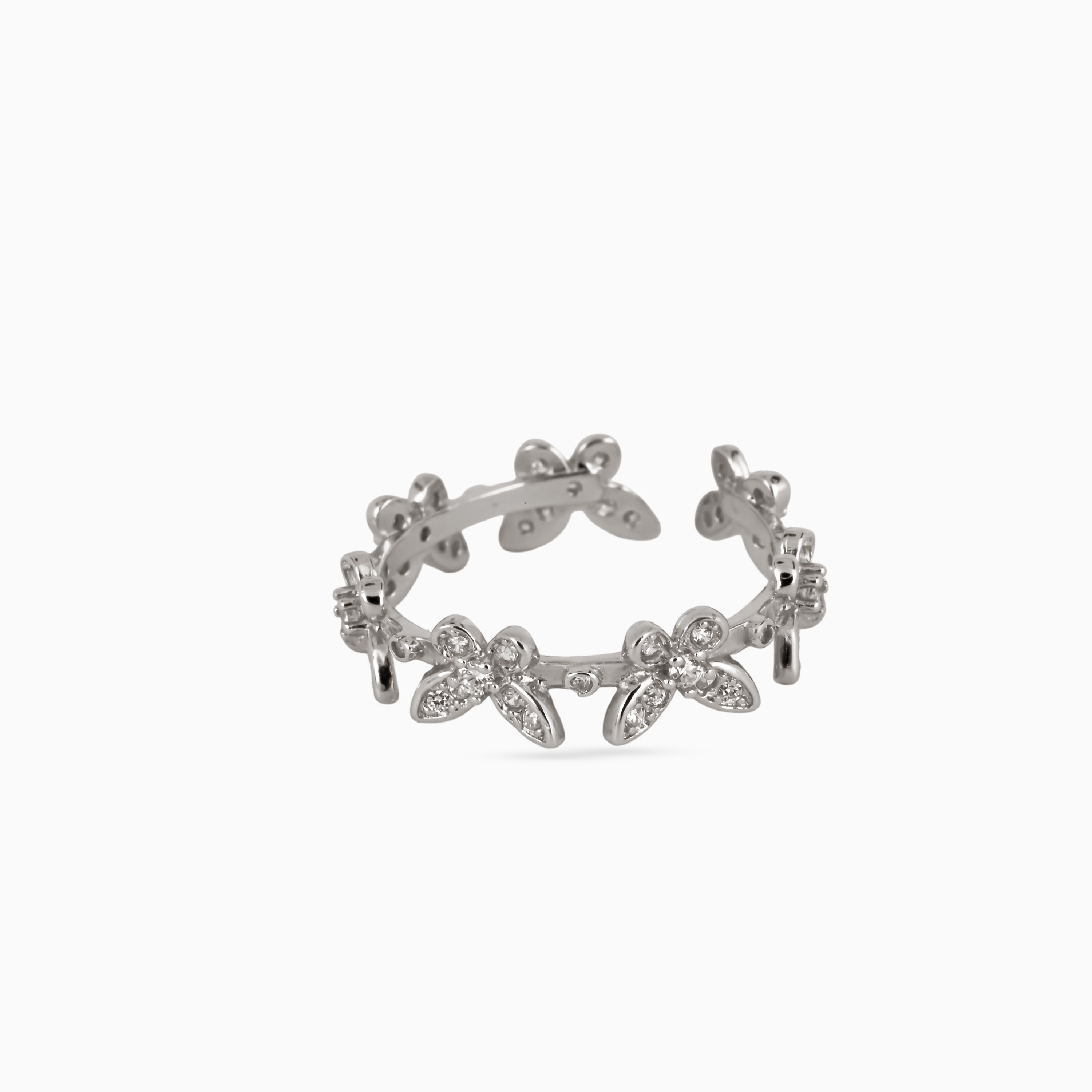 Radiant Bloom Bypass Ring