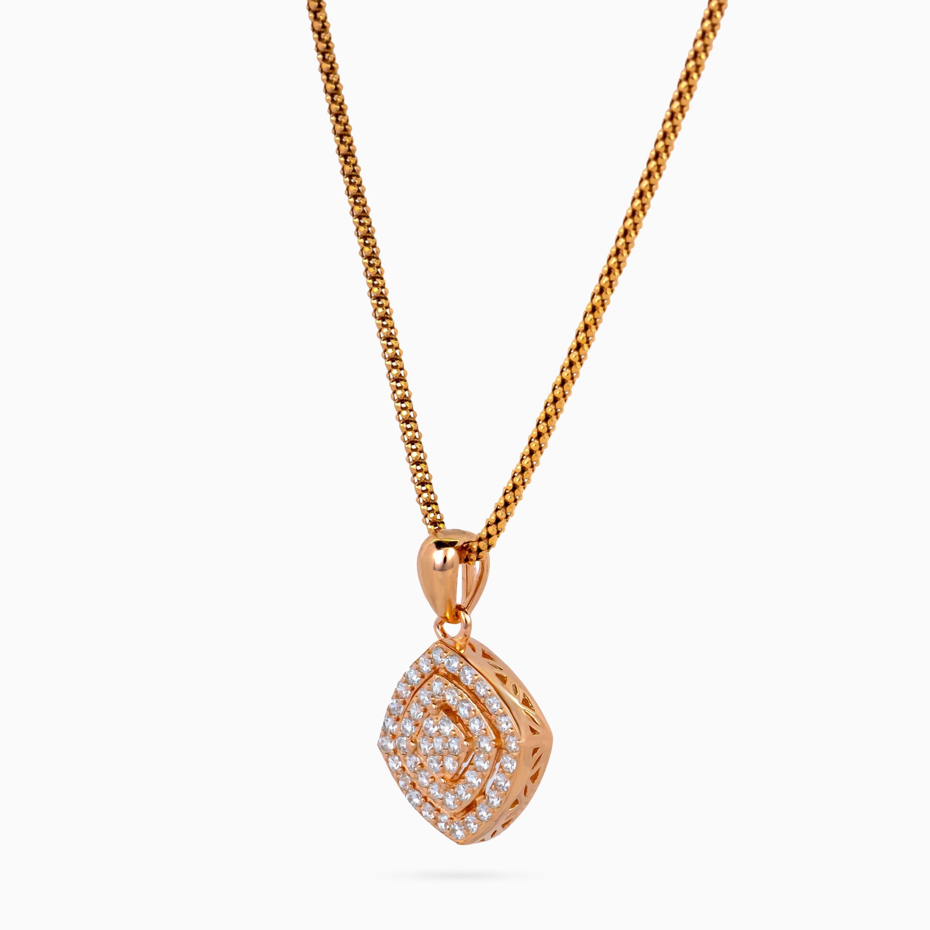 Constellation Pavé Cushion Necklace