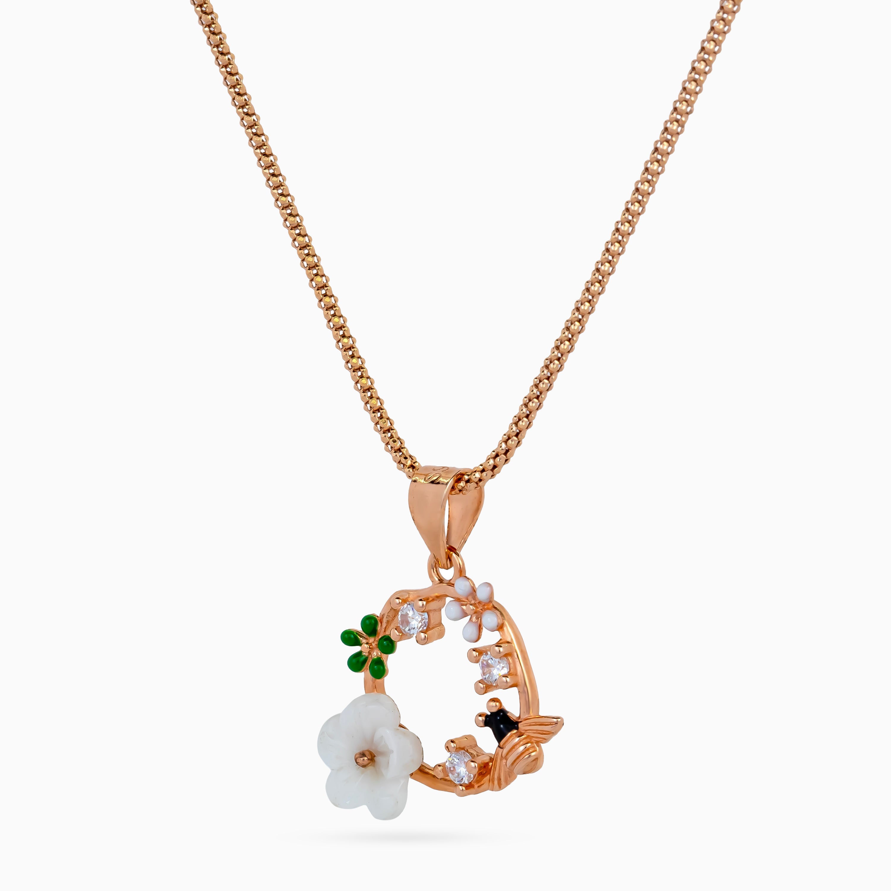 Honey Blossom Wreath Pendant Set