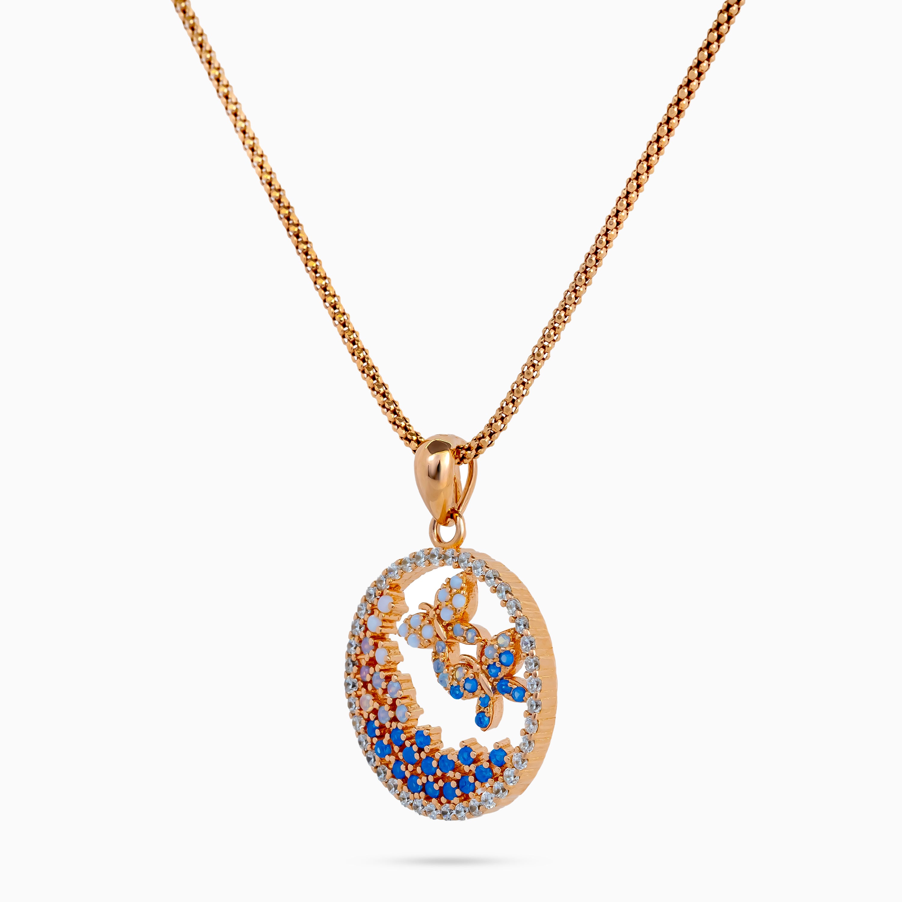 Sunset Flight Papillon Pendant Set