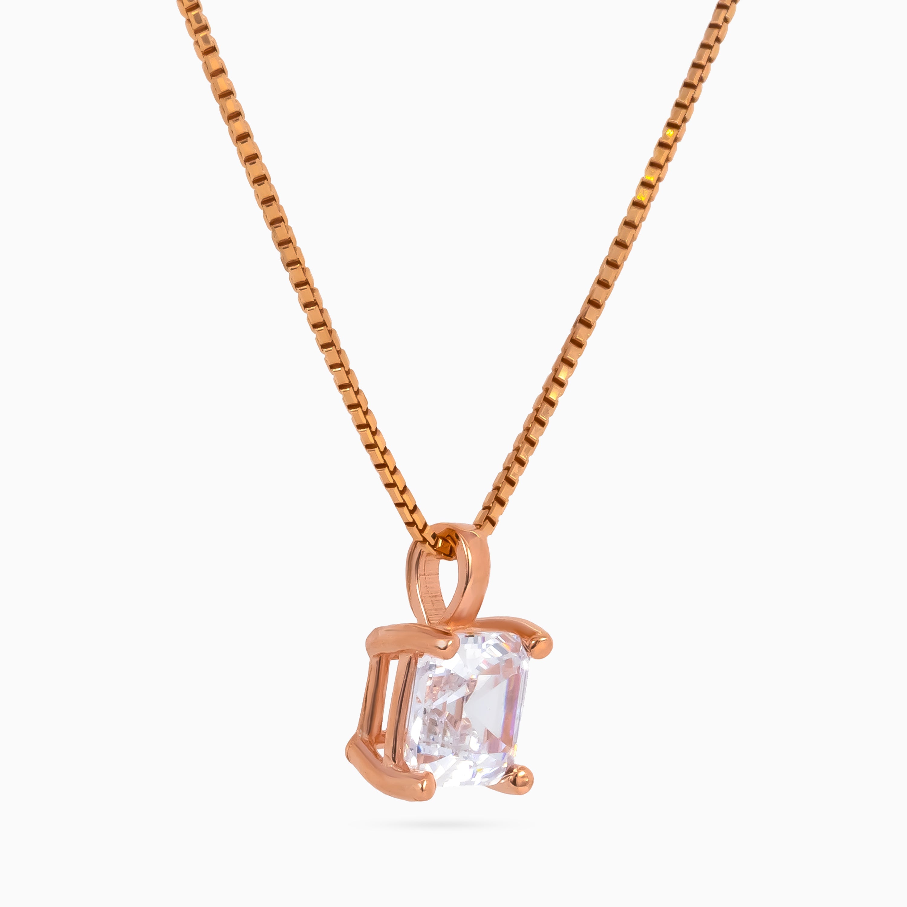 Asscher Prism Necklace