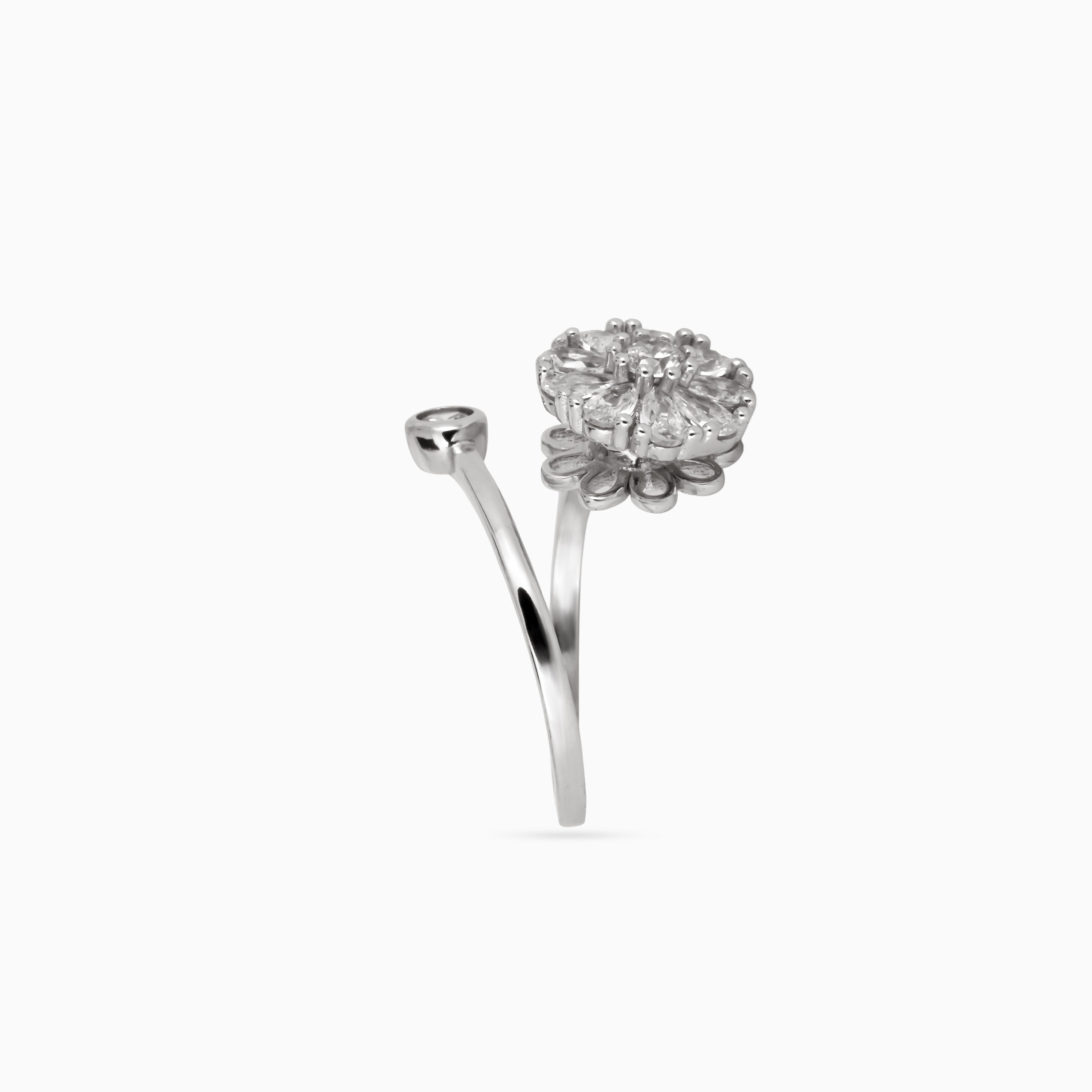 Petite Papillon Pavé Ring