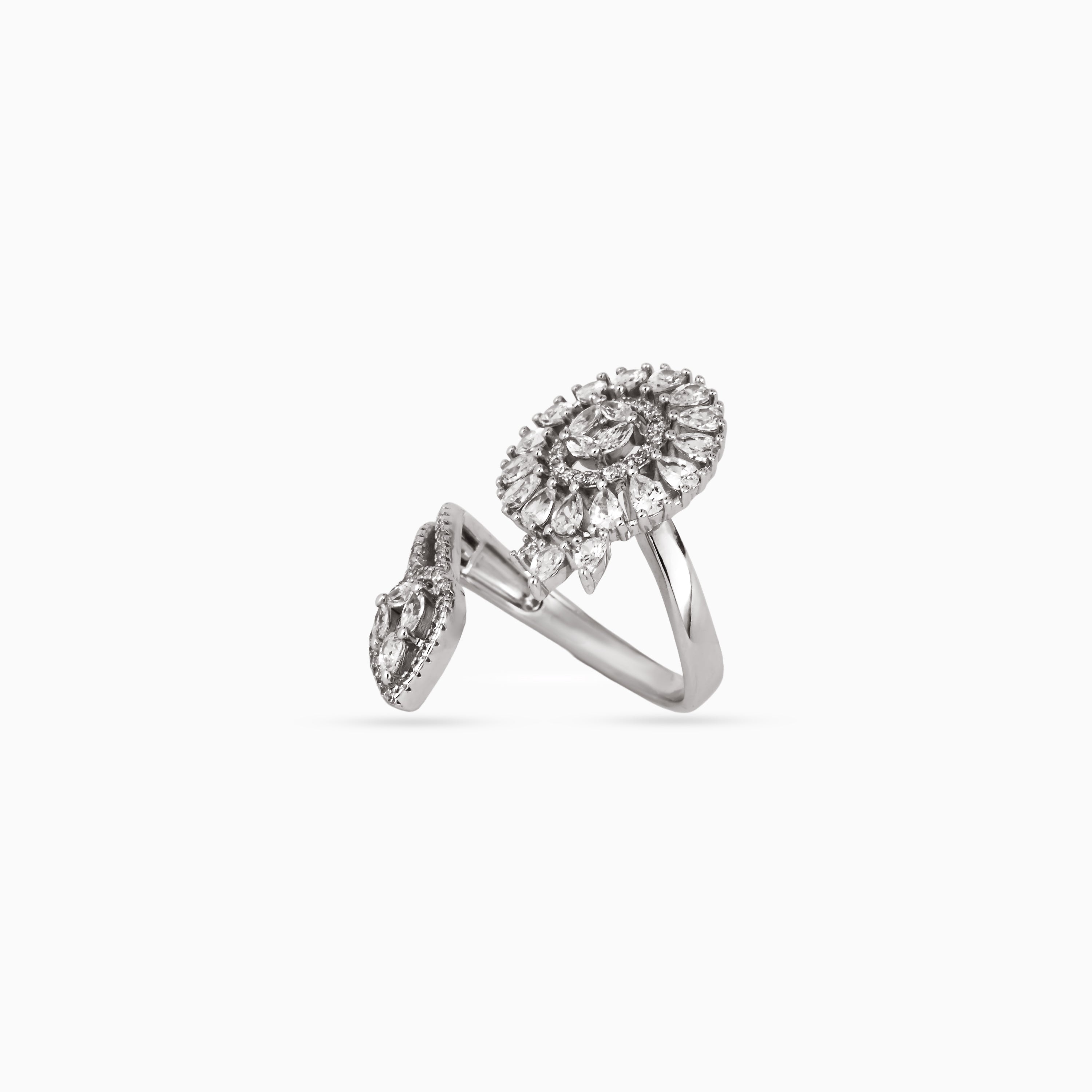 Petite Rose Papillon Ring
