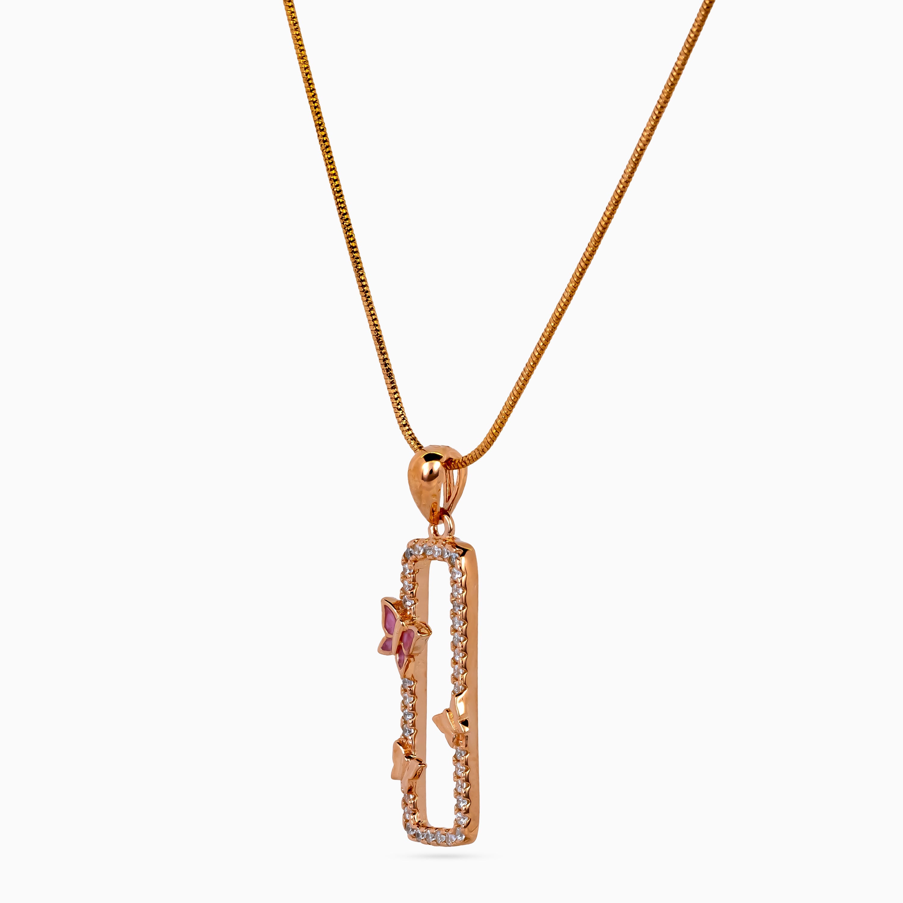 Flutter Frame Butterfly Necklace