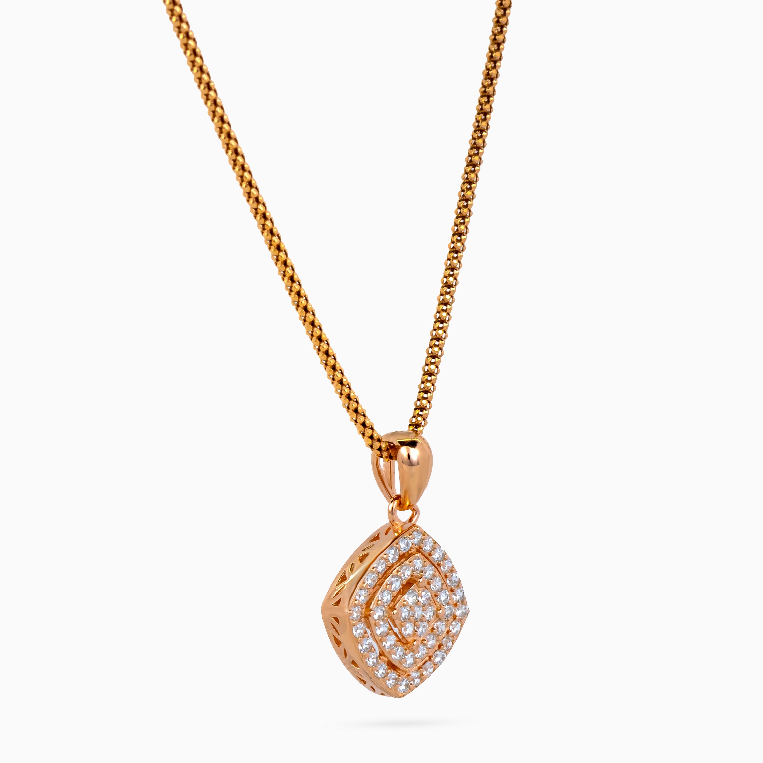 Constellation Pavé Cushion Necklace
