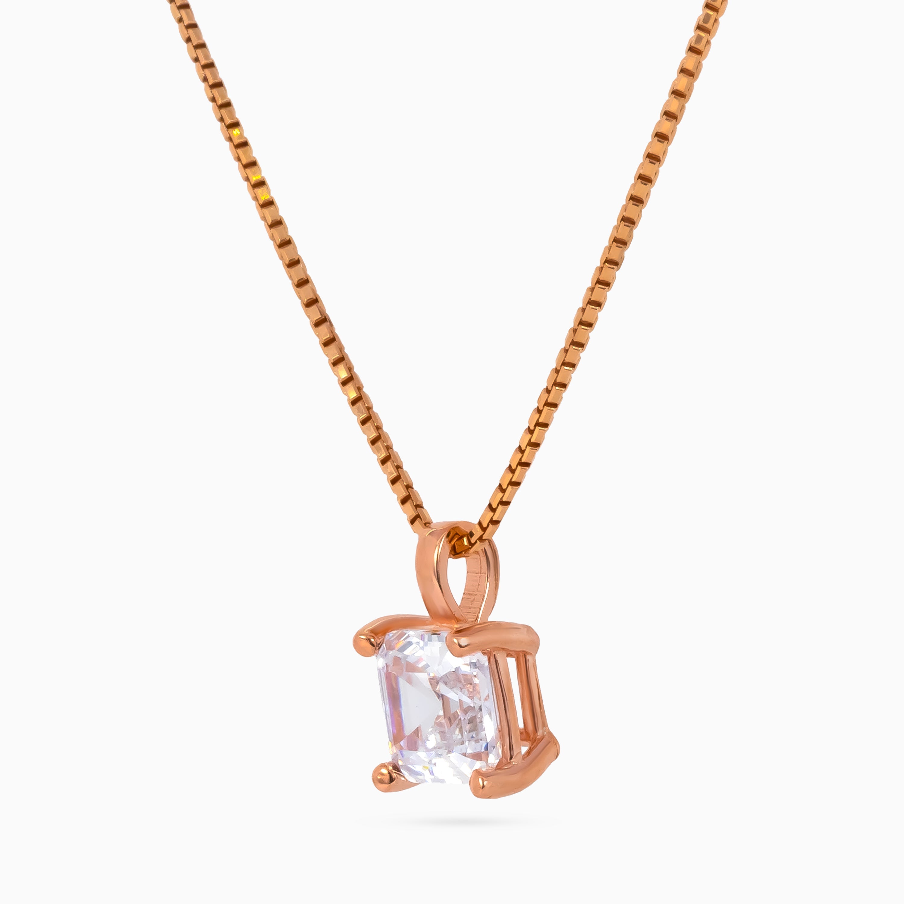 Asscher Prism Necklace