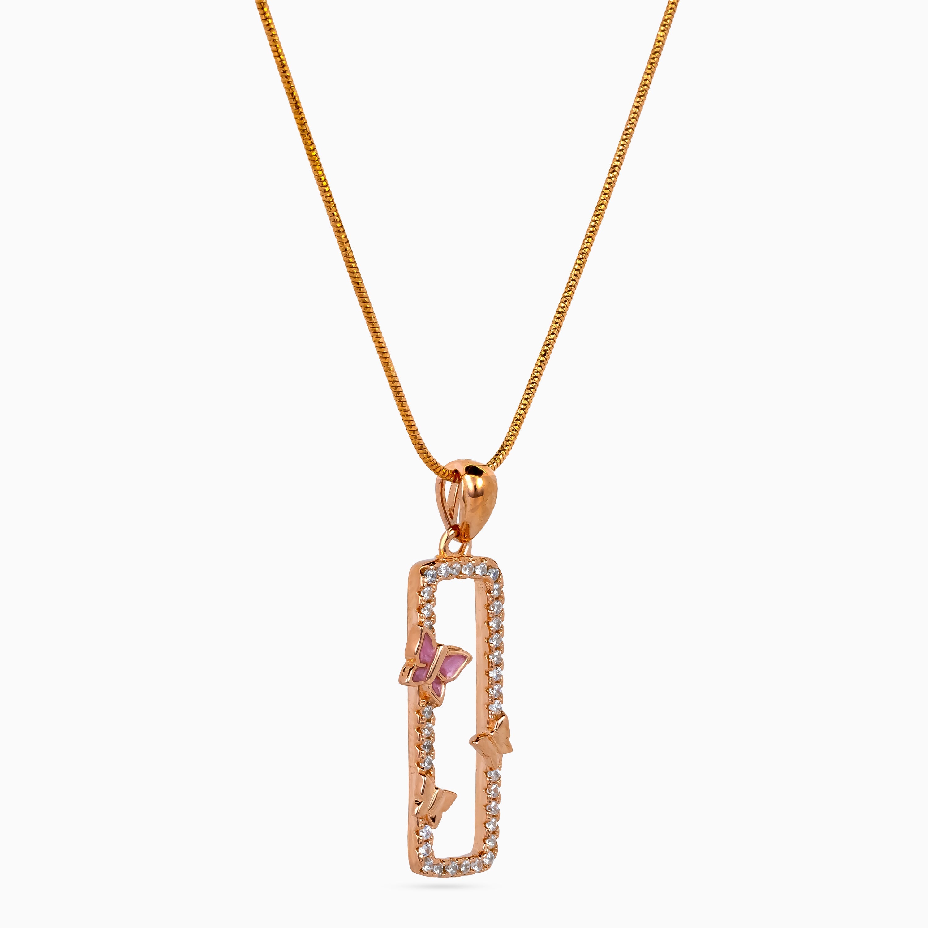 Flutter Frame Butterfly Necklace