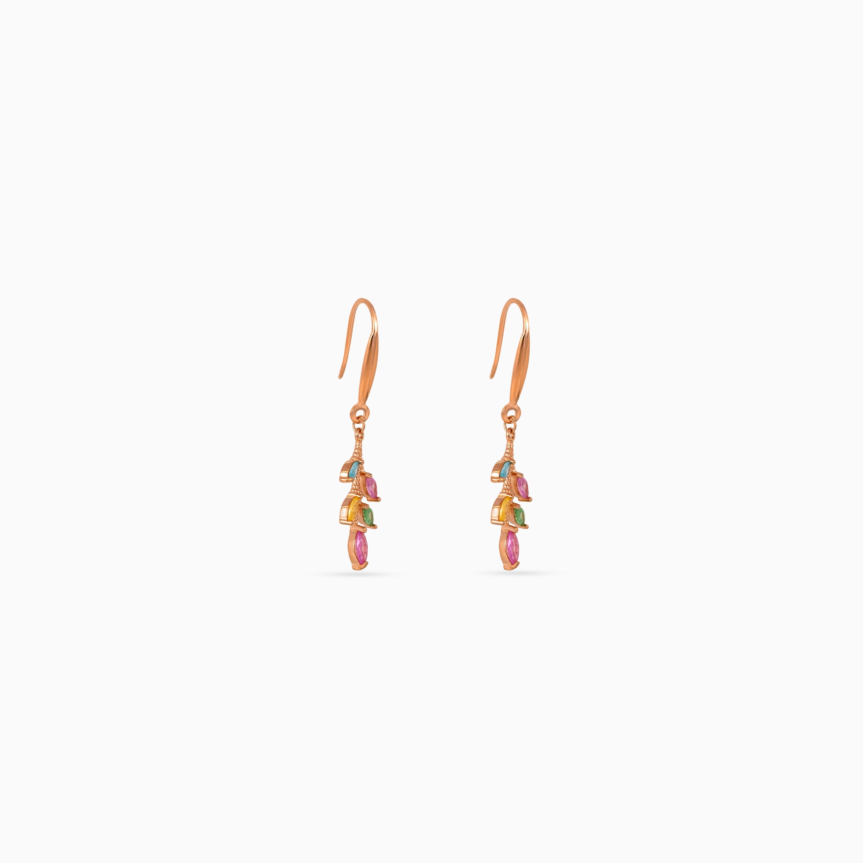 Rose gold Meadow Leaf Drops