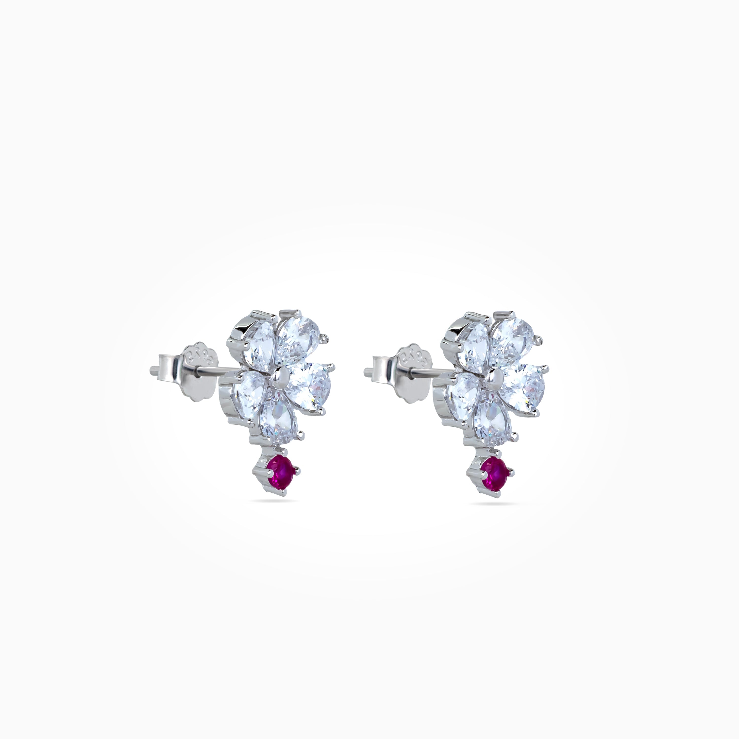 Ruby Dew Fleur Studs