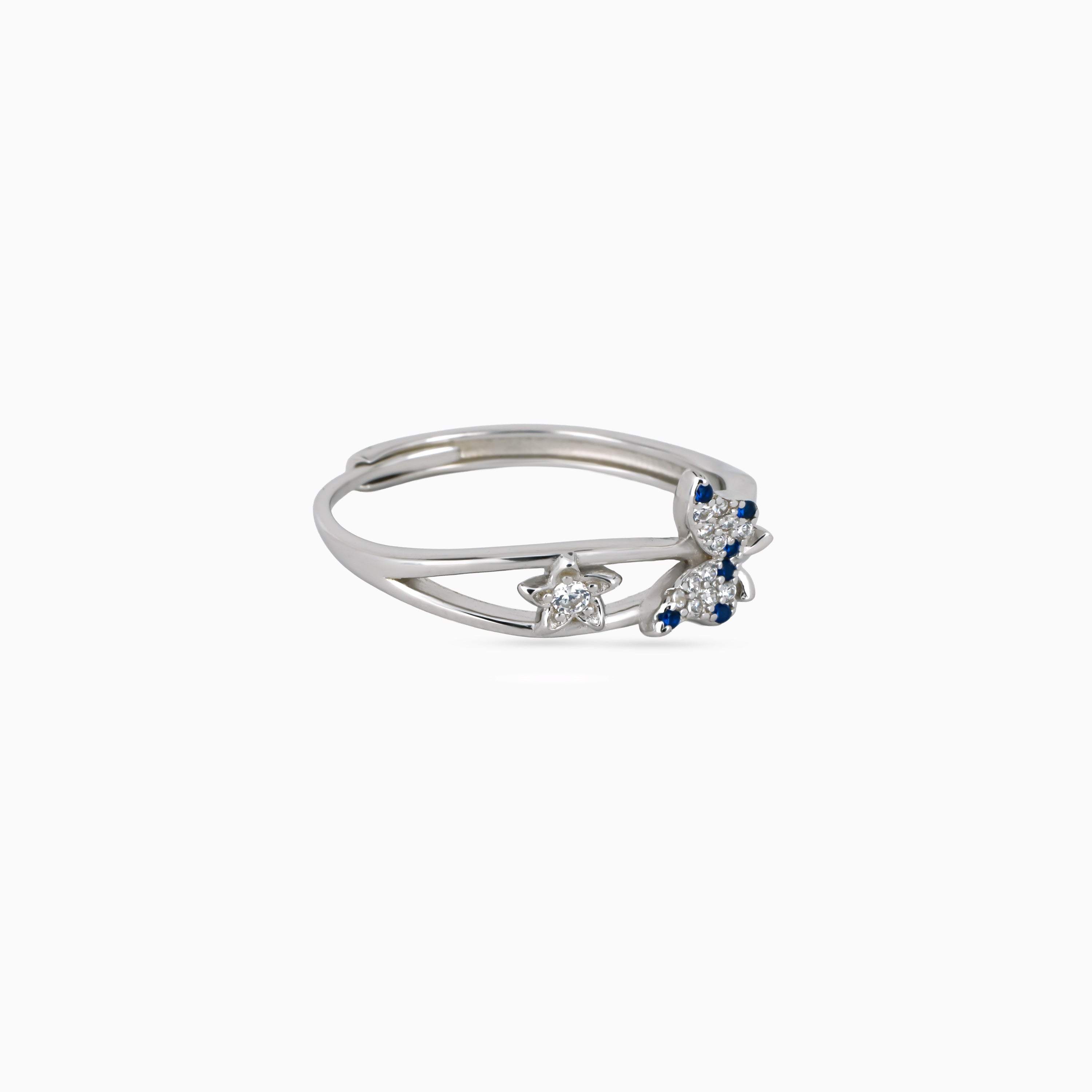 Midnight Papillon Crossover Ring