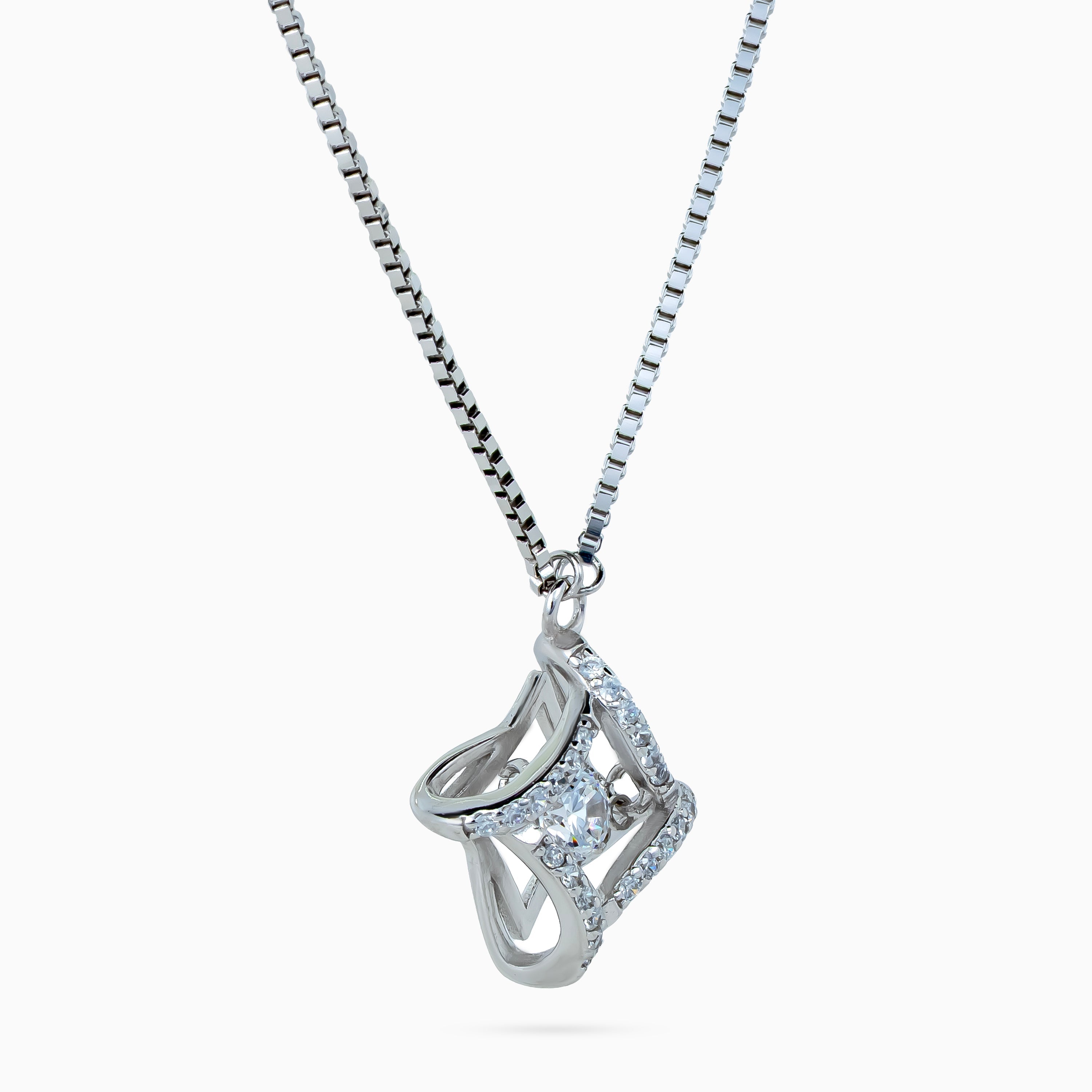 Celestial Lattice Star Necklace