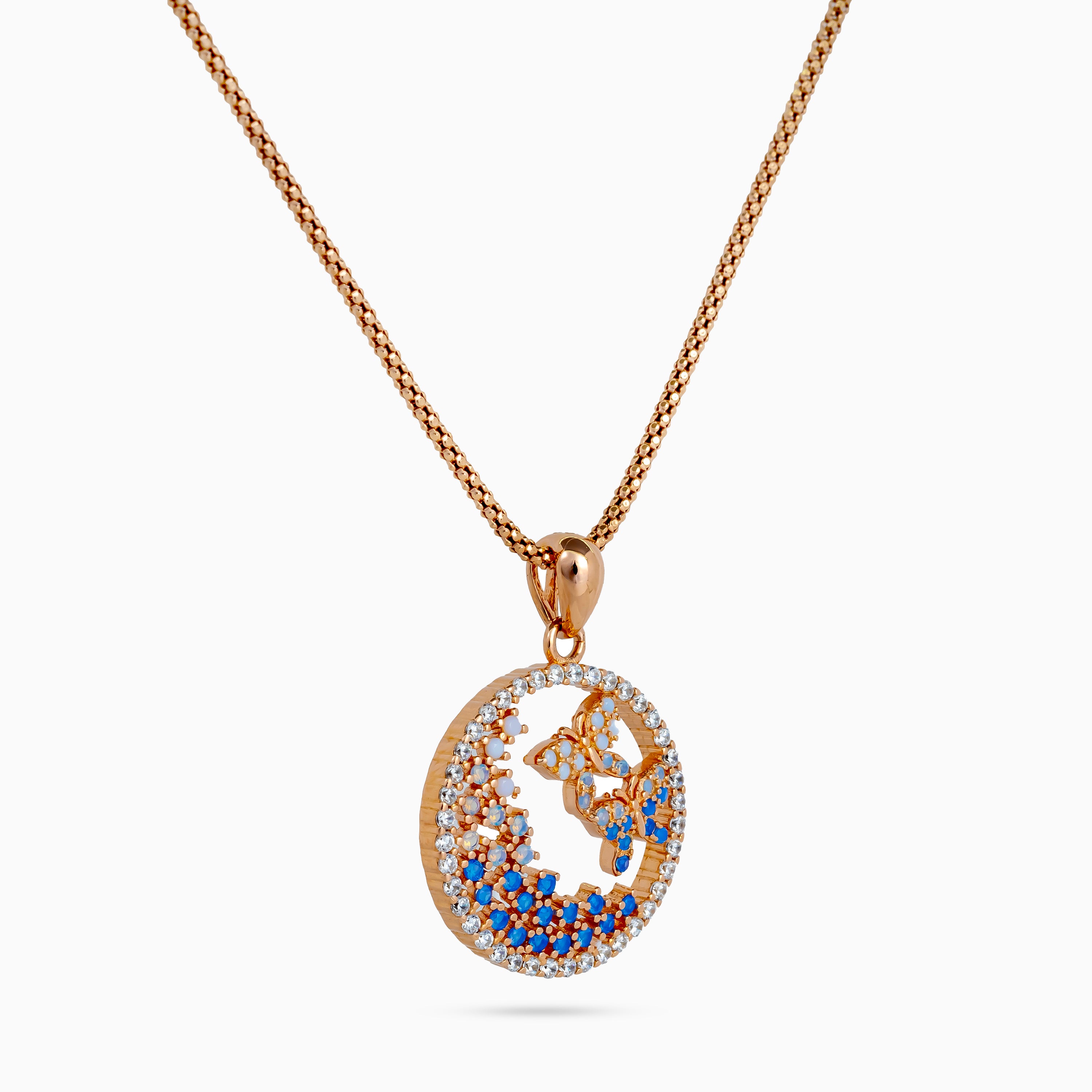 Sunset Flight Papillon Pendant Set