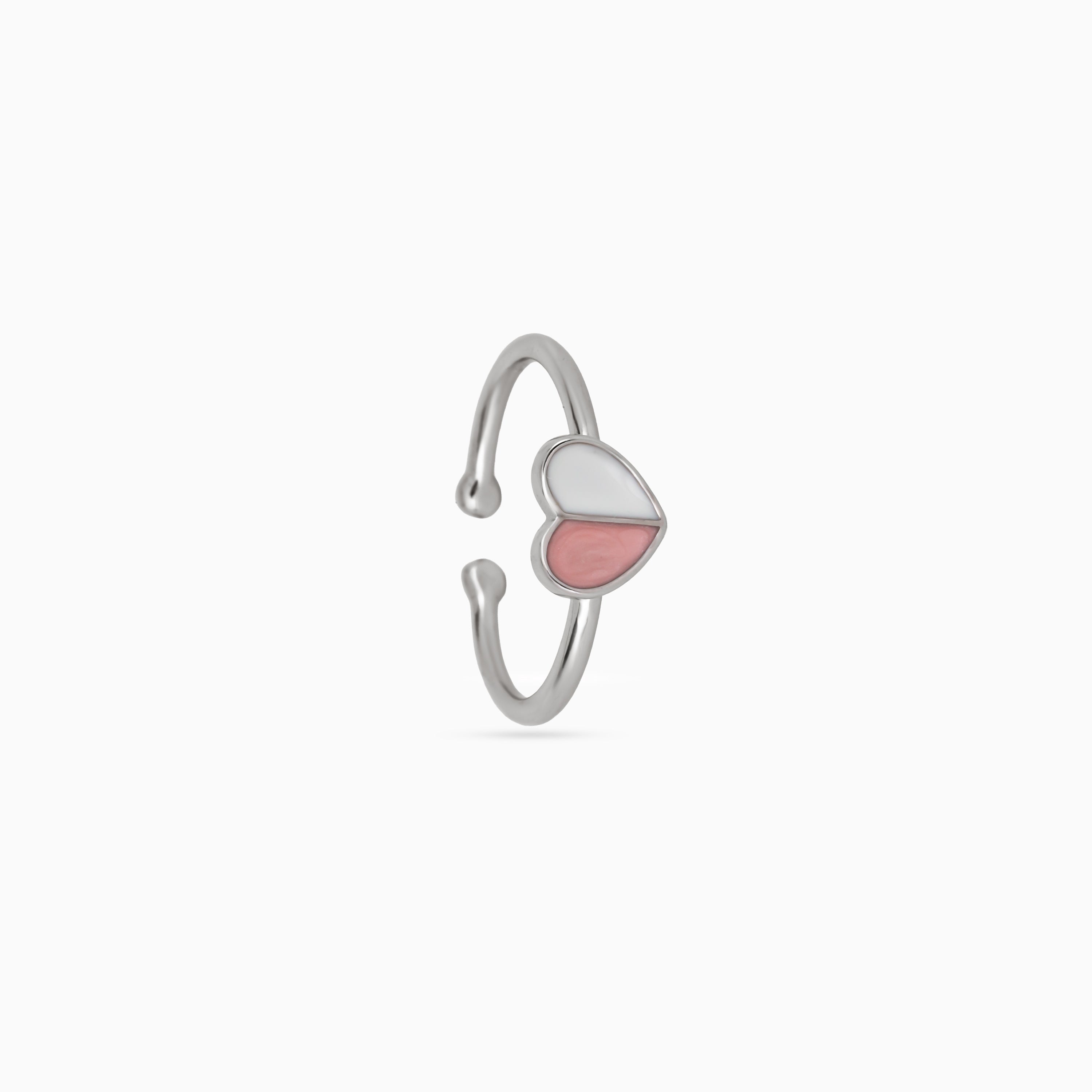 Blush Duo Heart Ring