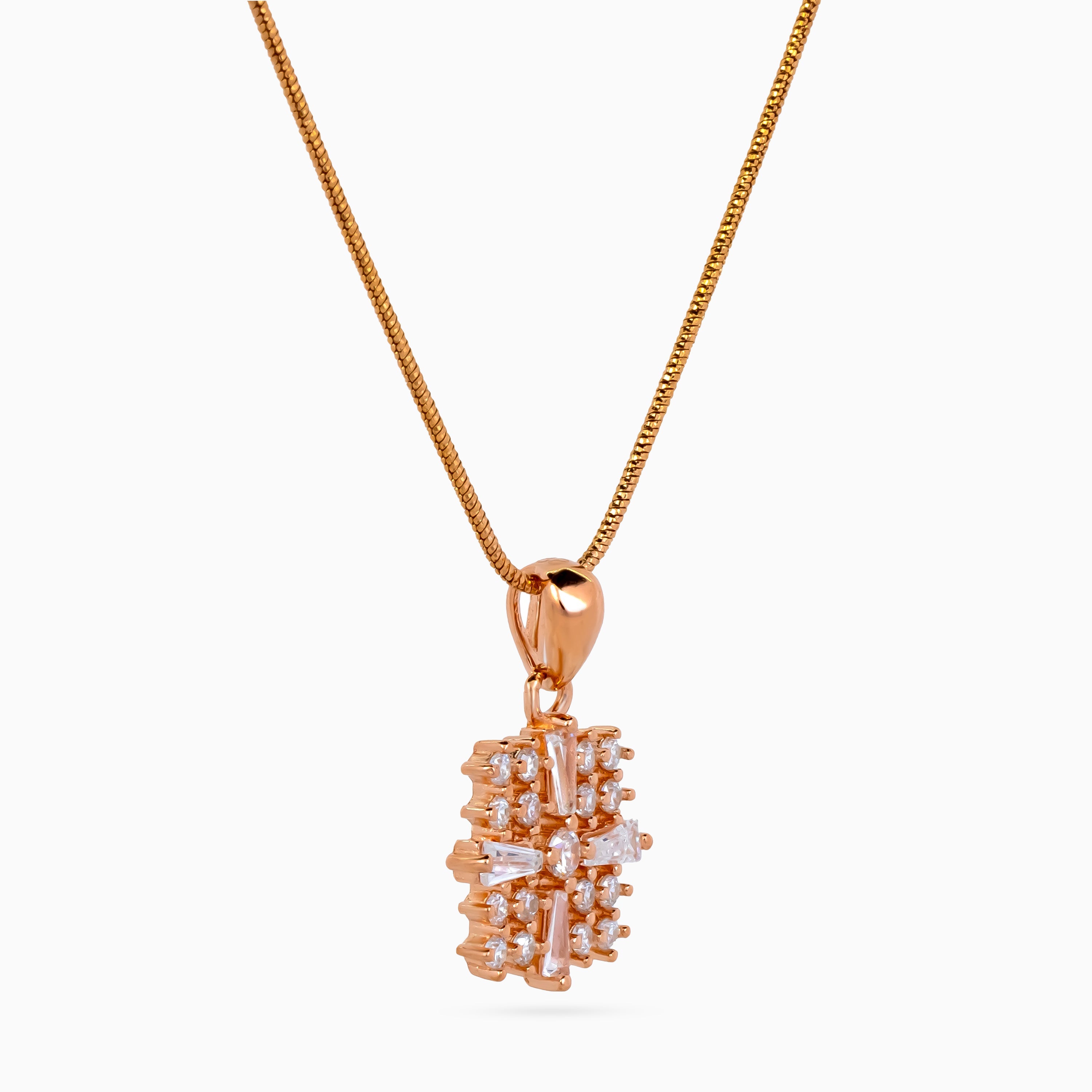 Radiant Lattice Necklace