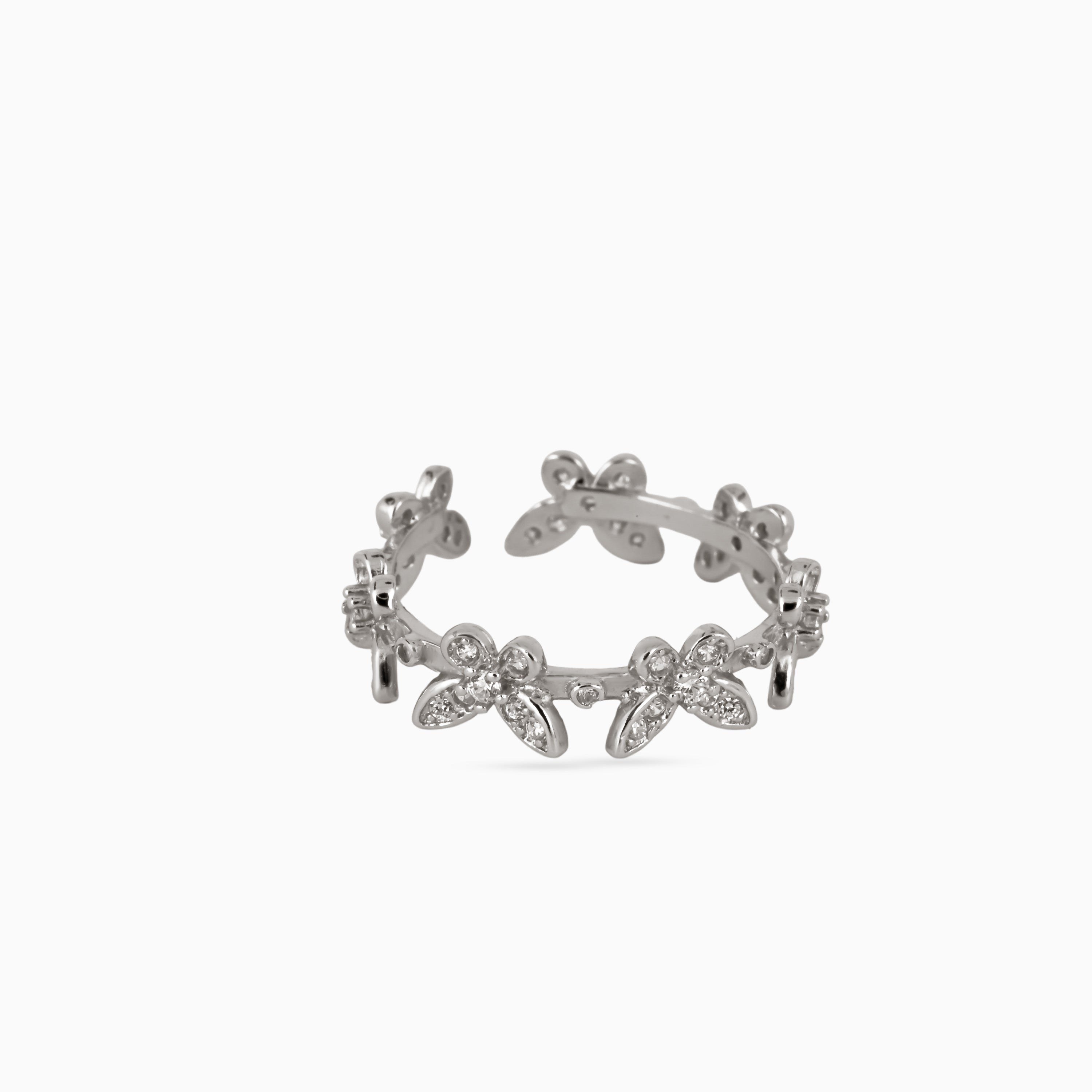 Radiant Bloom Bypass Ring