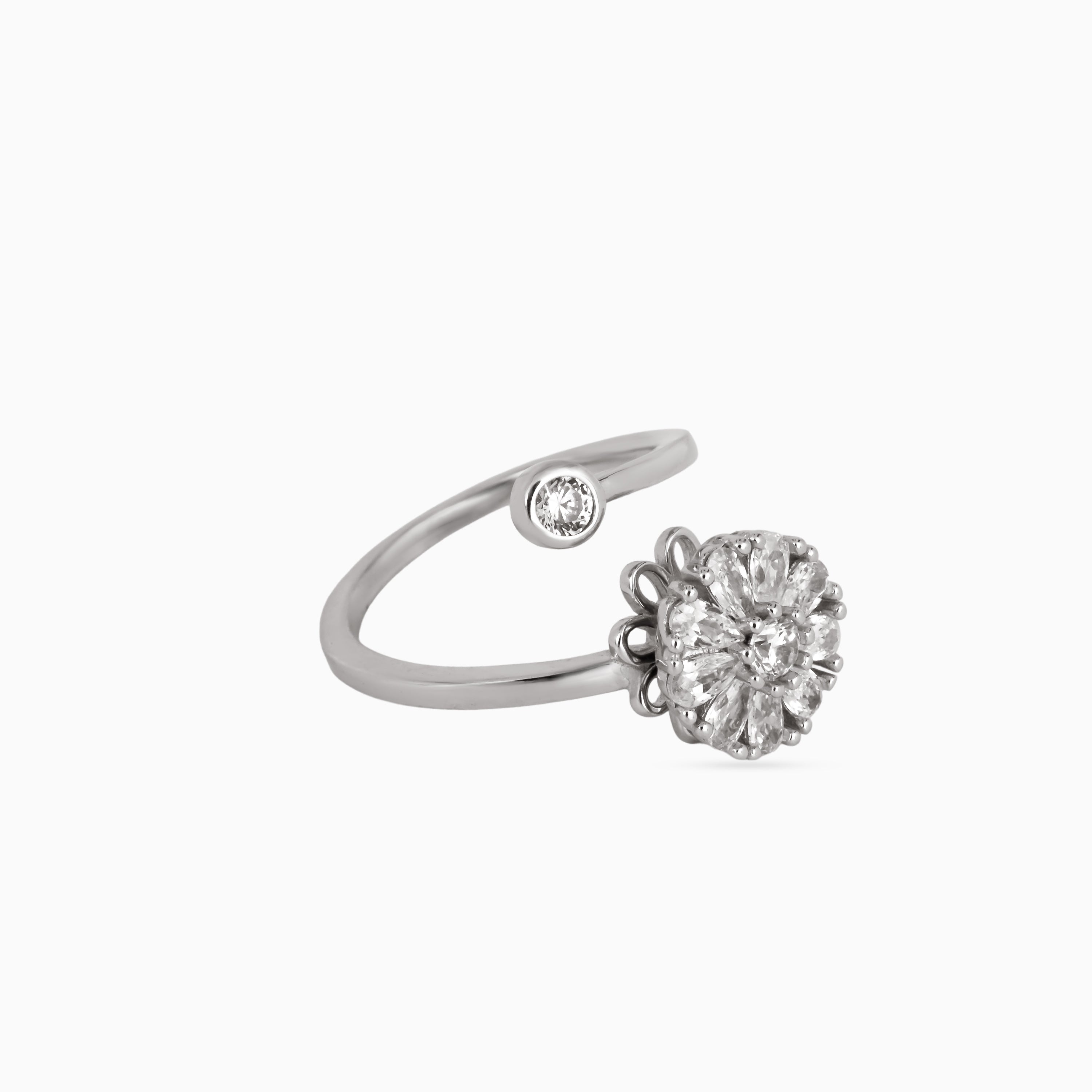 Petite Papillon Pavé Ring