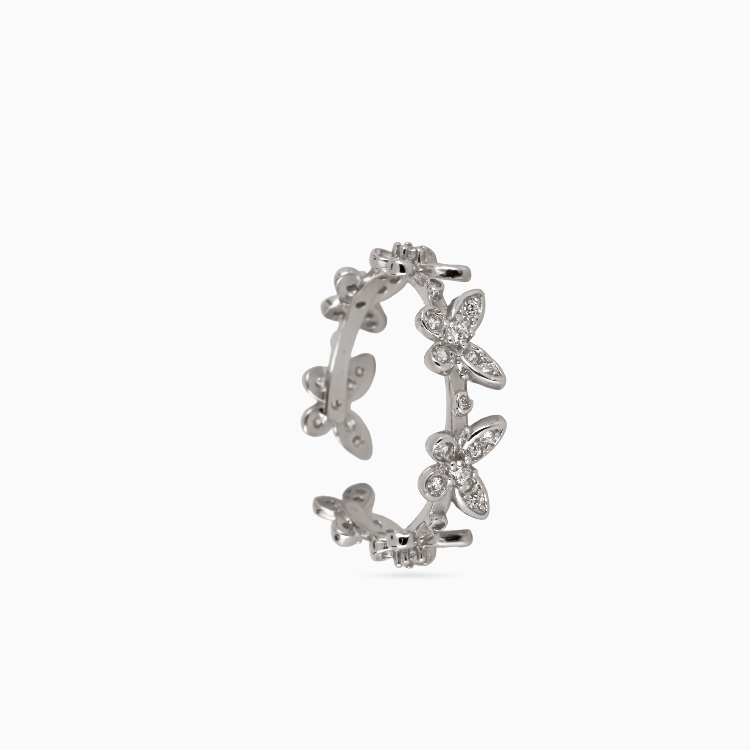 Radiant Bloom Bypass Ring