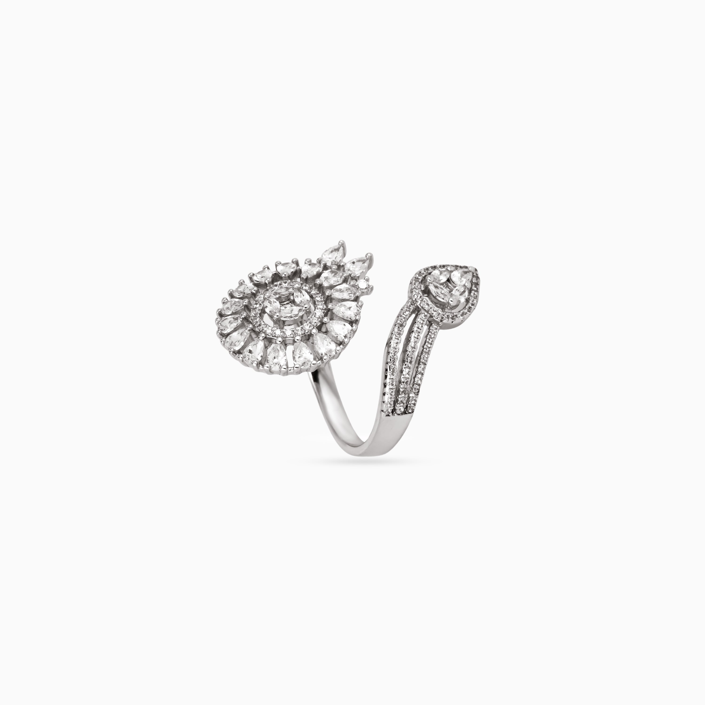 Petite Rose Papillon Ring