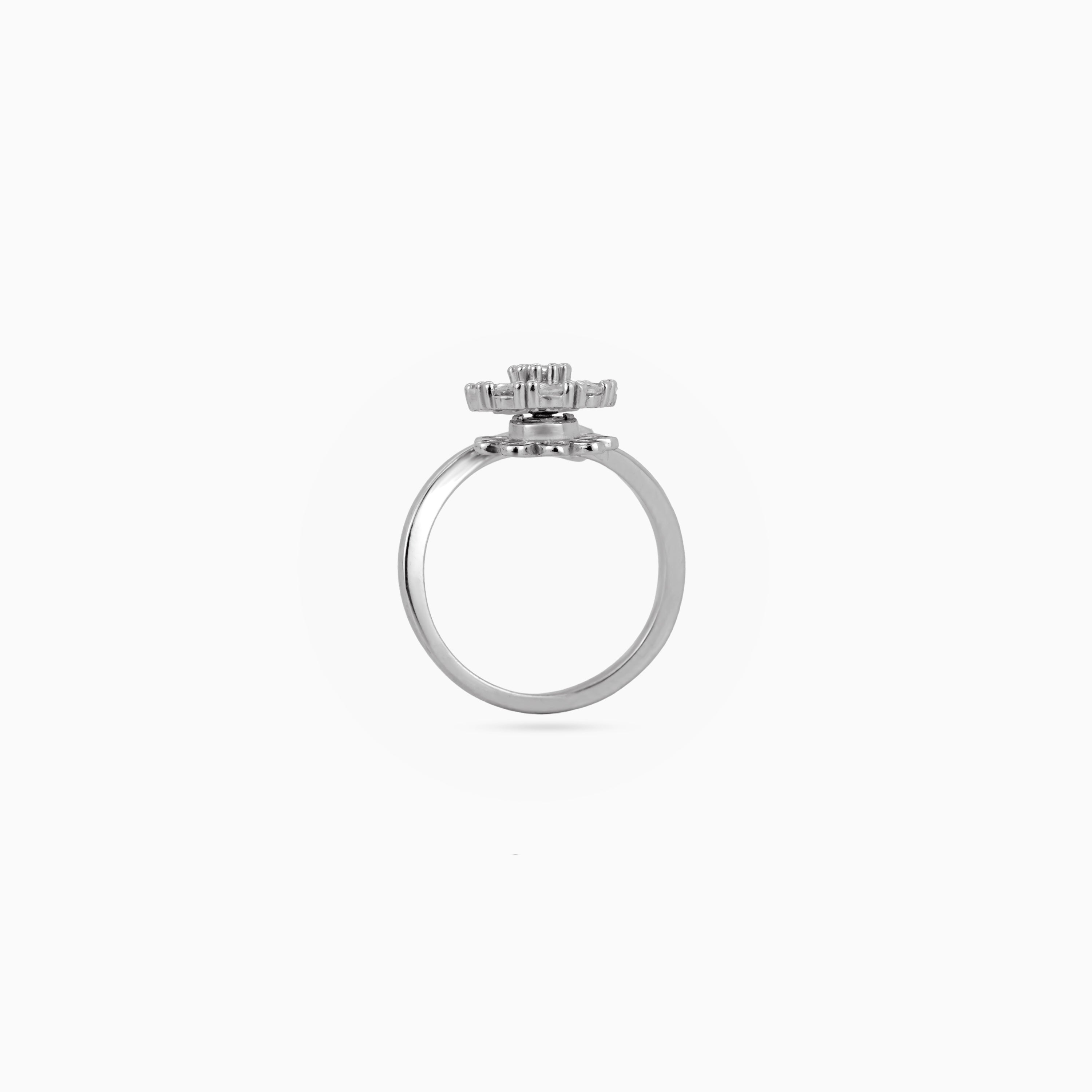 Petite Papillon Pavé Ring