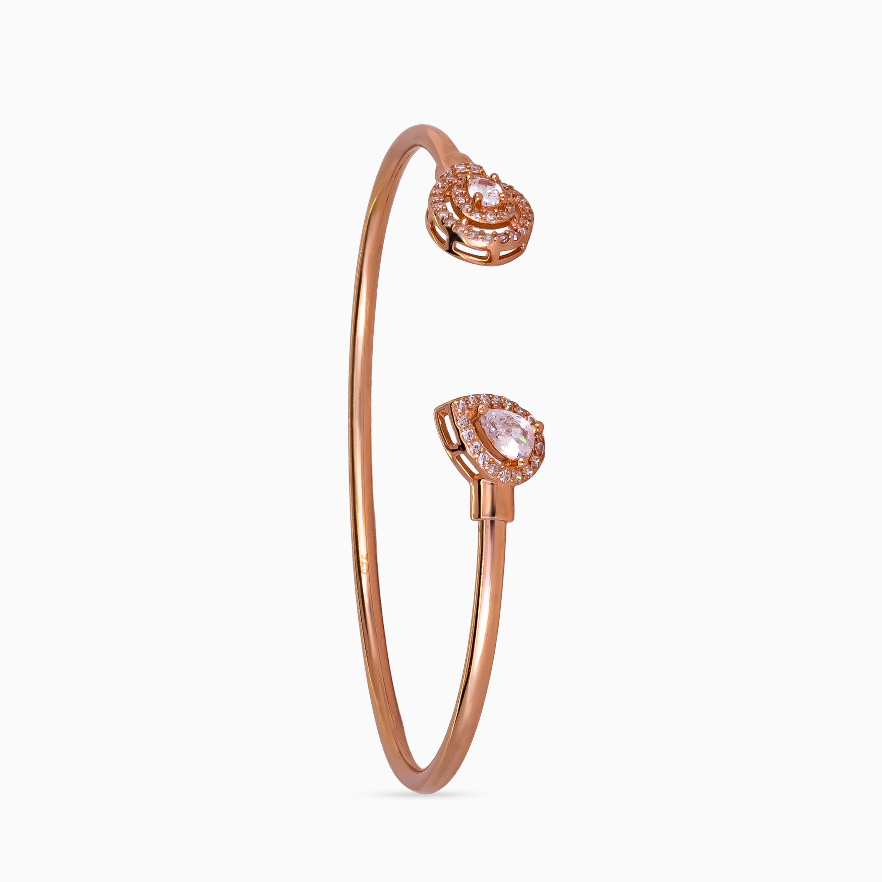 Dewdrop Duo Halo Bangle