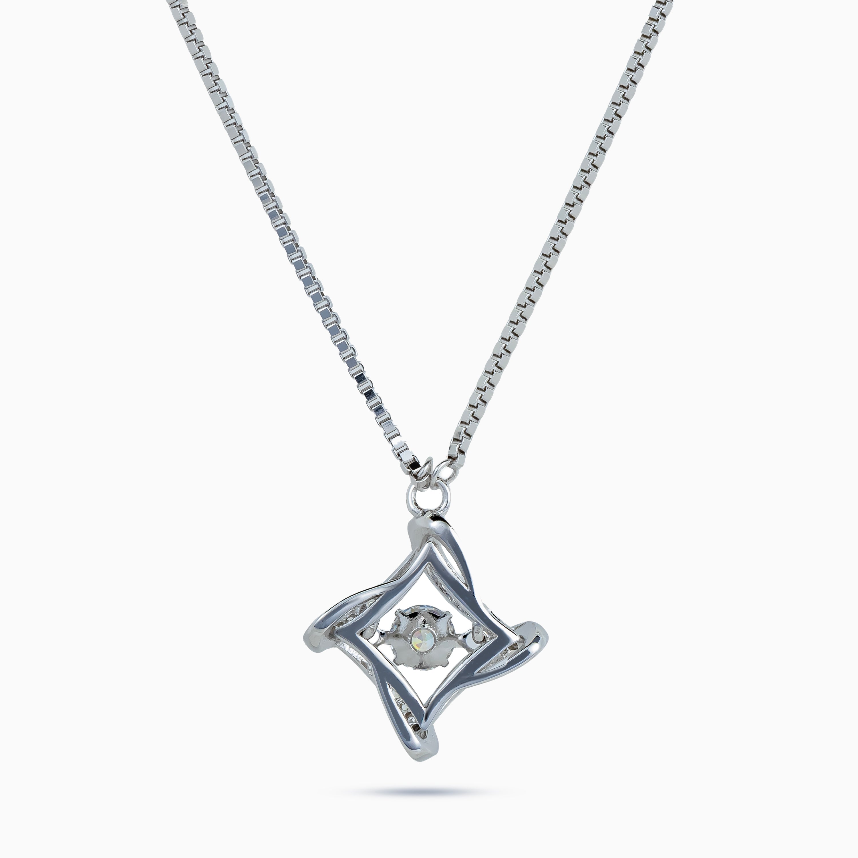 Celestial Lattice Star Necklace