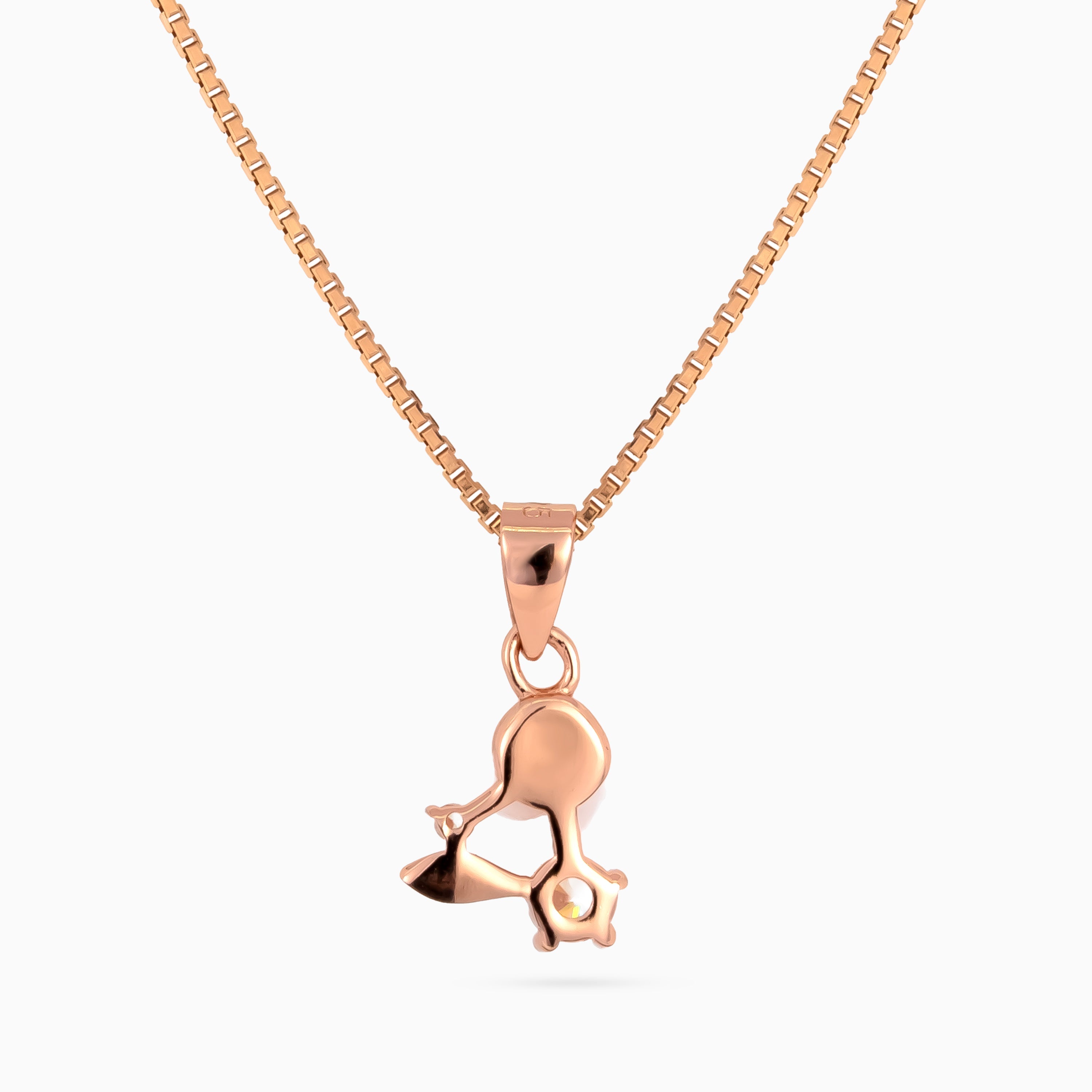 Blush Petal Charm Necklace