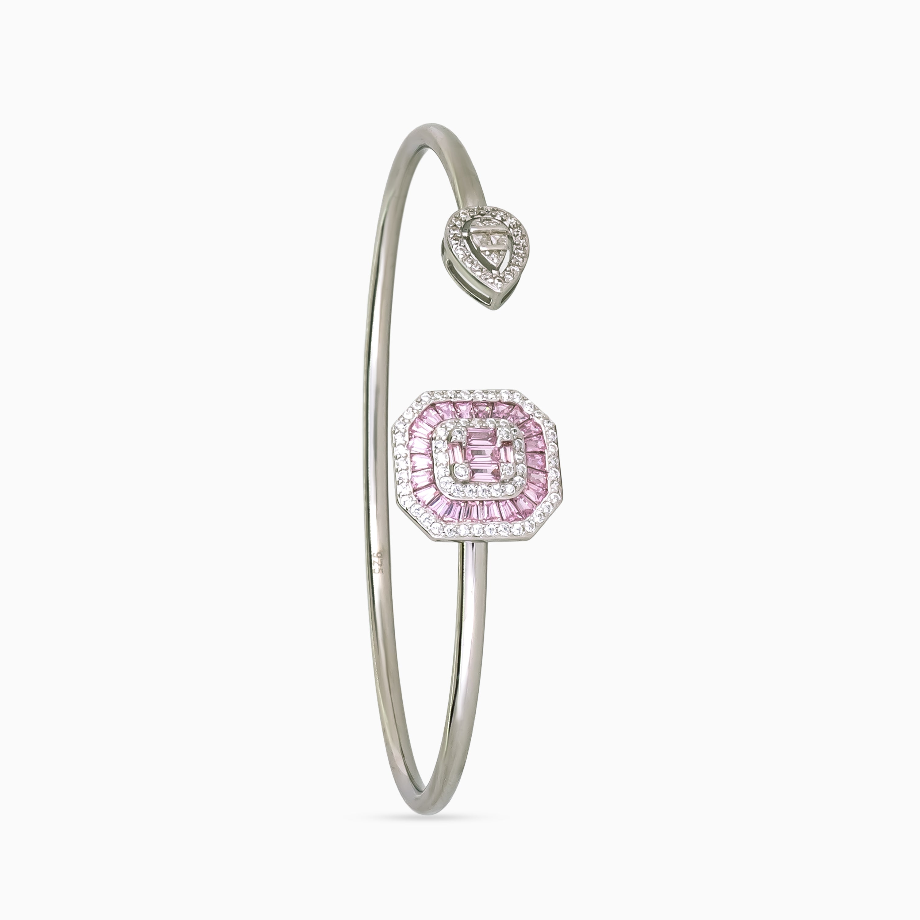 Blush Papillon Dewdrop Bangle